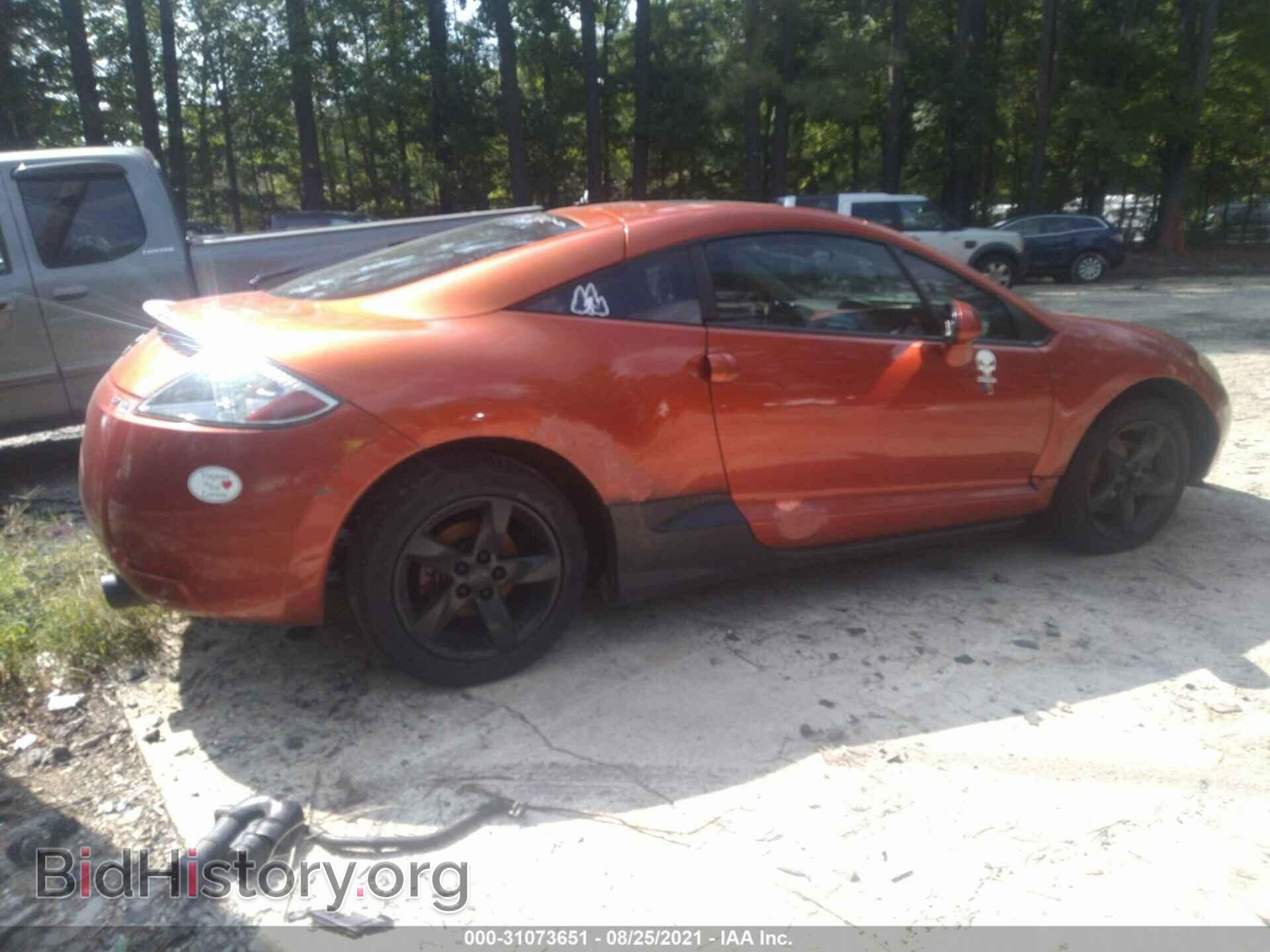 2007 MITSUBISHI ECLIPSE - VIN: 4A3AK34T67E013169 - Фото 4