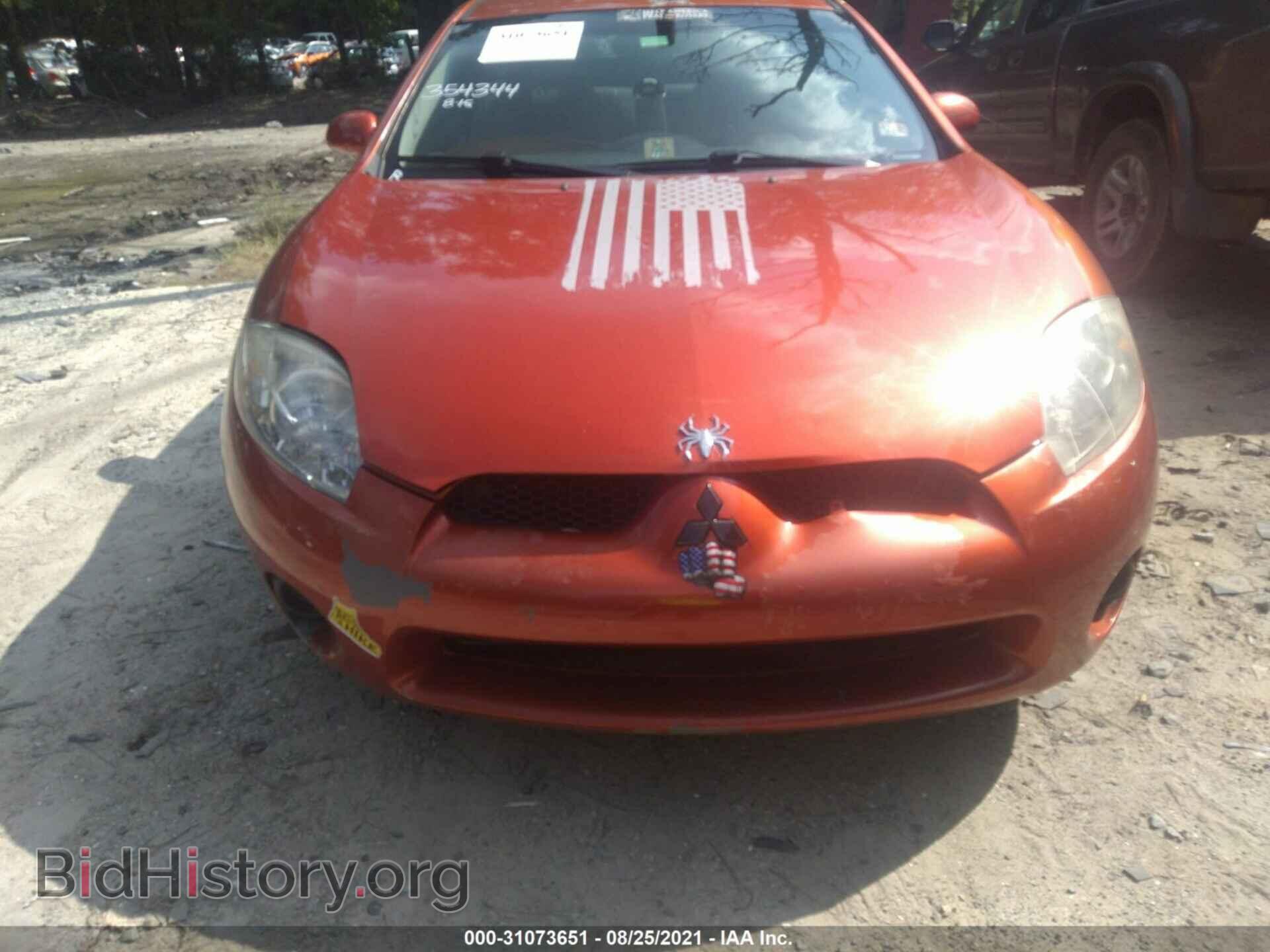 2007 MITSUBISHI ECLIPSE - VIN: 4A3AK34T67E013169 - Фото 6