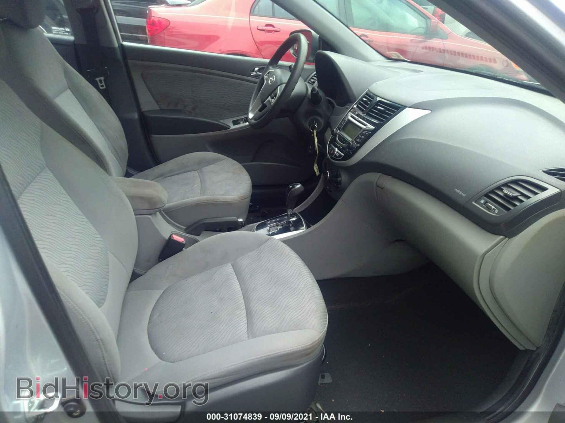 2012 HYUNDAI ACCENT - VIN: KMHCU4AEXCU112350 - Фото 5