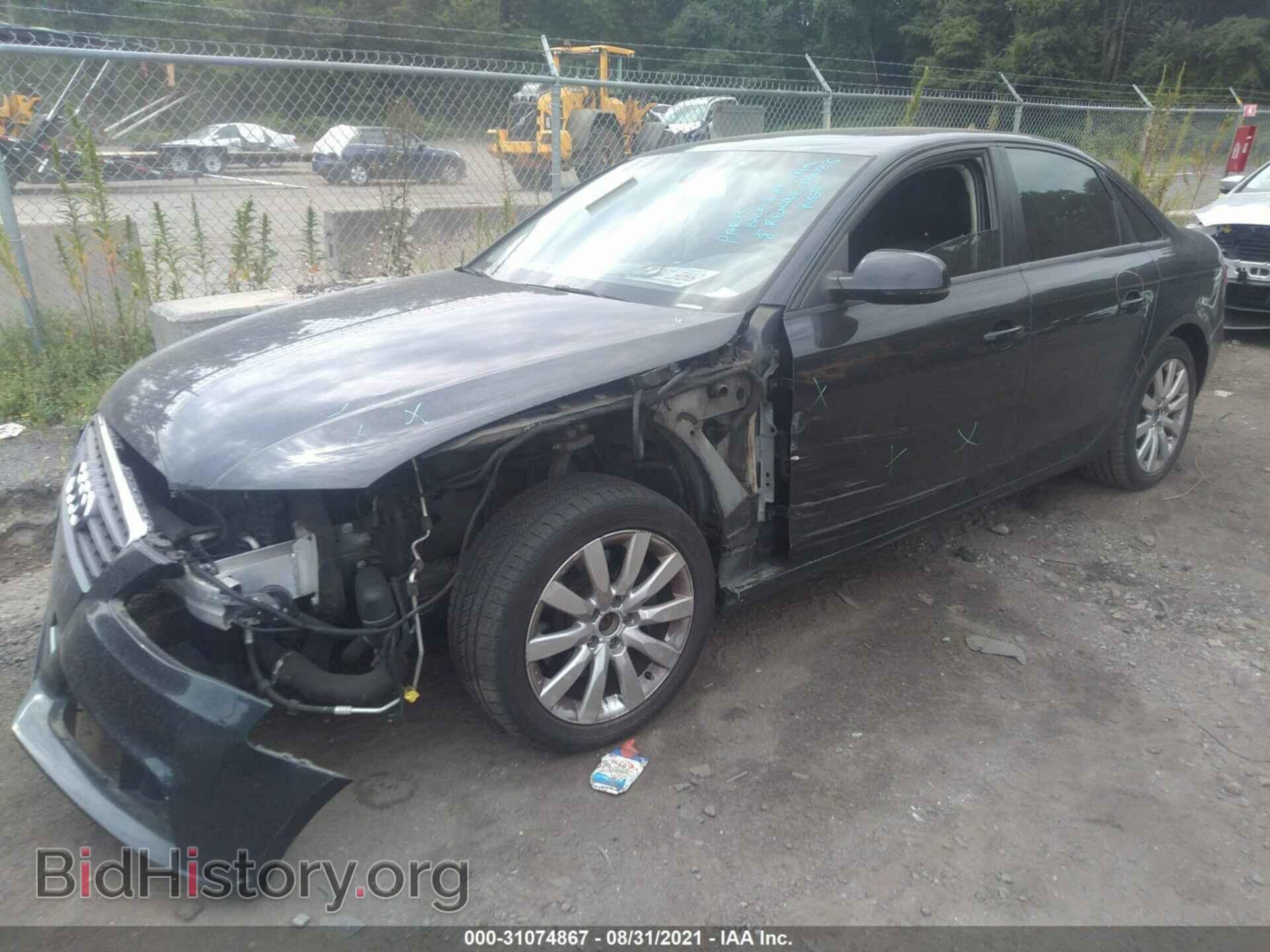 2012 AUDI A4 - VIN: WAUBFAFL4CA114447 - Фото 2