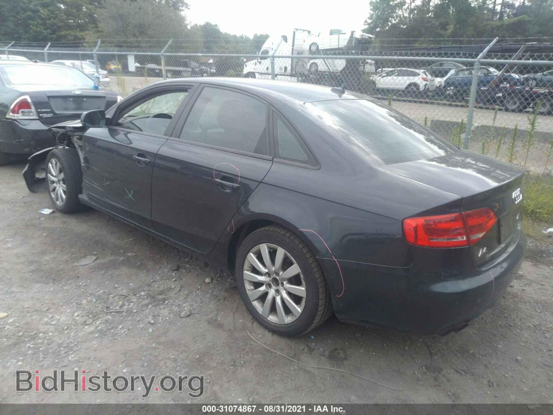 2012 AUDI A4 - VIN: WAUBFAFL4CA114447 - Фото 3