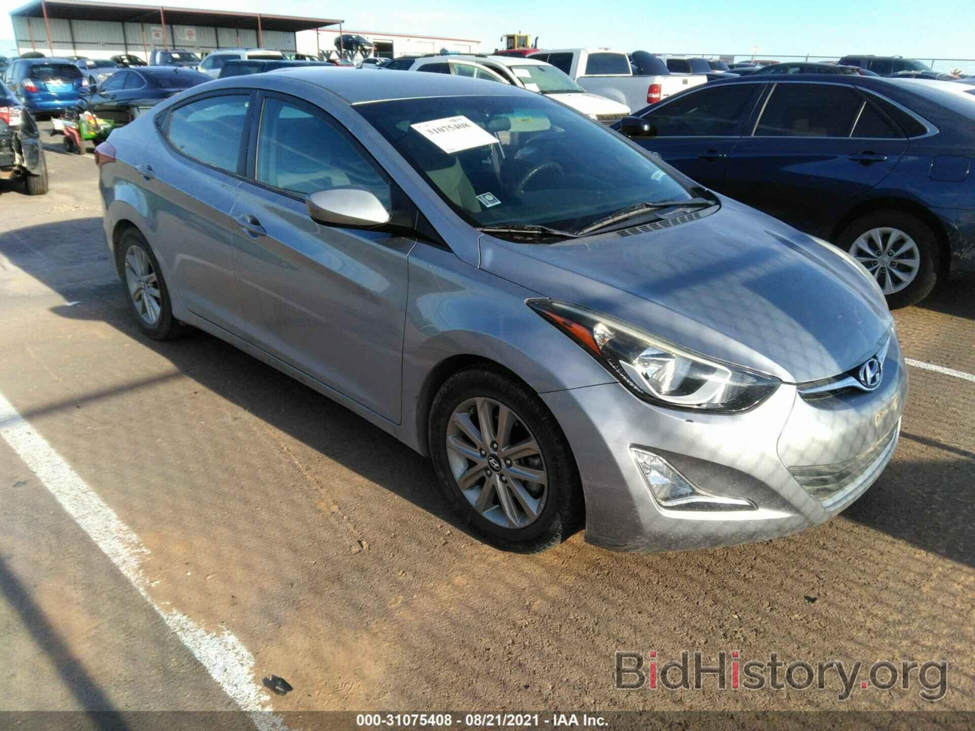 Photo 5NPDH4AEXGH767539 - HYUNDAI ELANTRA 2016