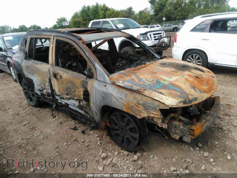 2012 Jeep COMPASS Latitude (VIN 1C4NJCEB6CD683947) — photo 1 of 10, IAAI, damage: total burn