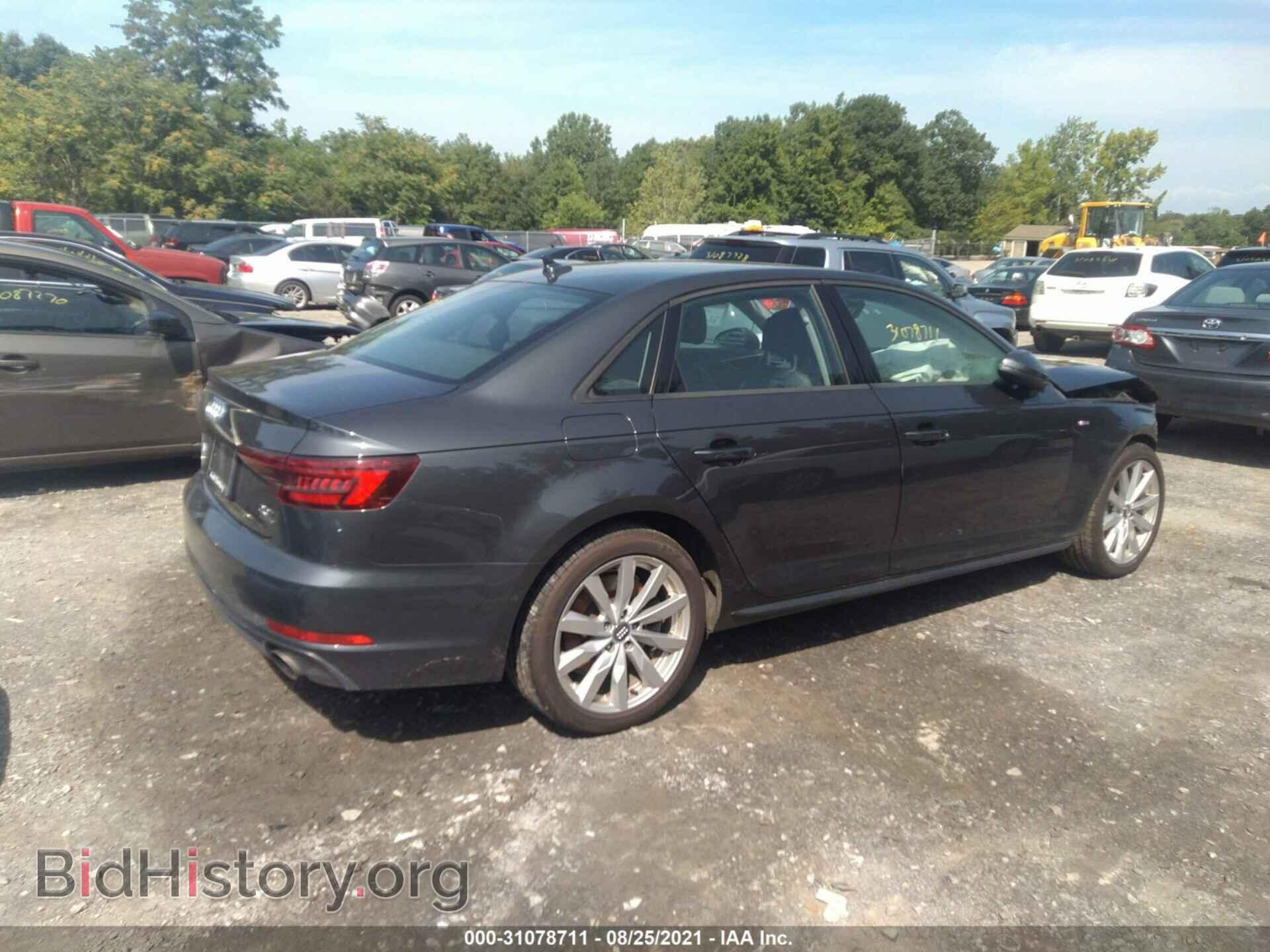 2018 AUDI A4 - VIN: WAUDNAF47JA077749 - Photo 4