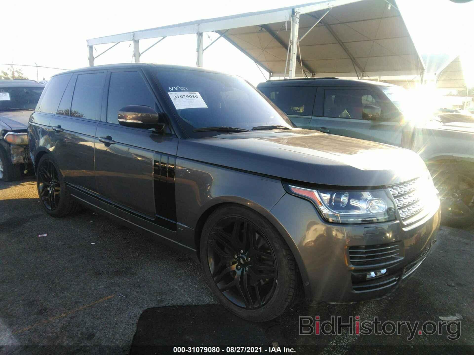 Photo SALGS2VF5GA283820 - LAND ROVER RANGE ROVER 2016