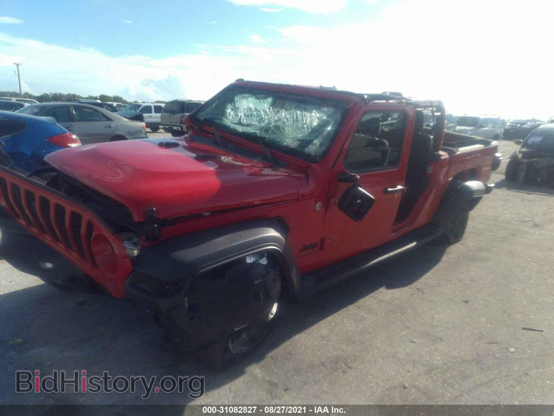 2020 JEEP GLADIATOR - VIN: 1C6JJTAG2LL121573 - Фото 2