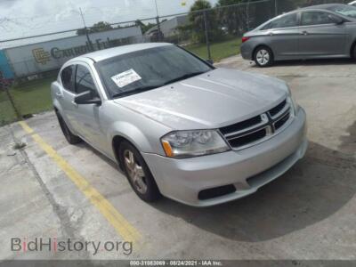 2012 Dodge AVENGER SE, silver — VIN 1C3CDZAB8CN294443, IAAI