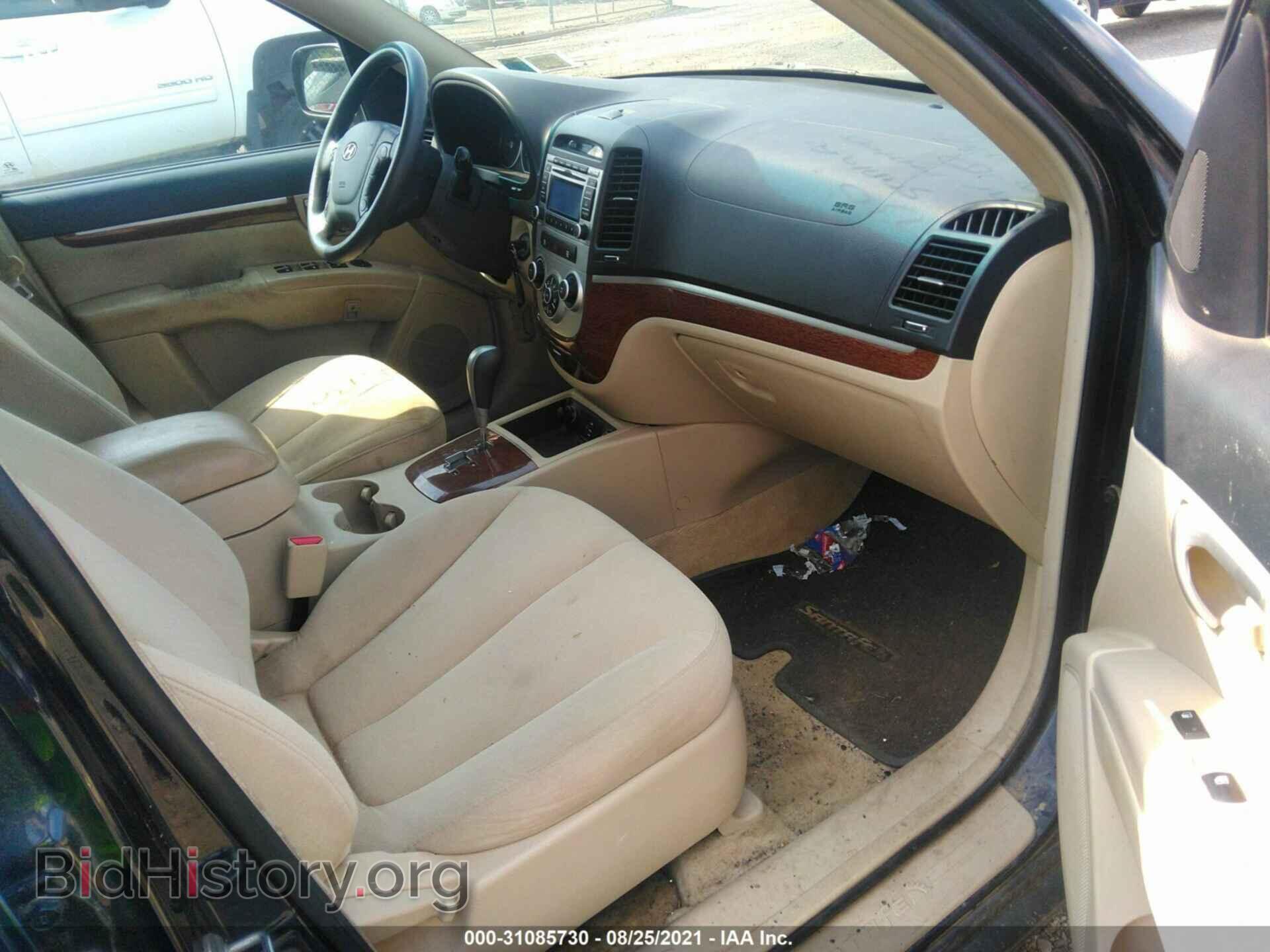 2009 HYUNDAI SANTA FE - VIN: 5NMSG73D19H324583 - Фото 5