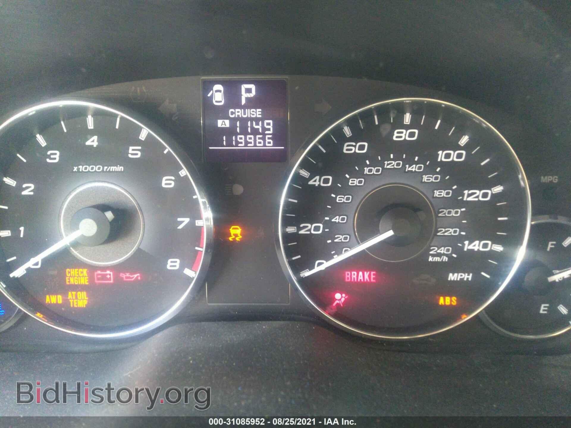 2012 SUBARU OUTBACK - VIN: 4S4BRBCC6C3211136 - Фото 7