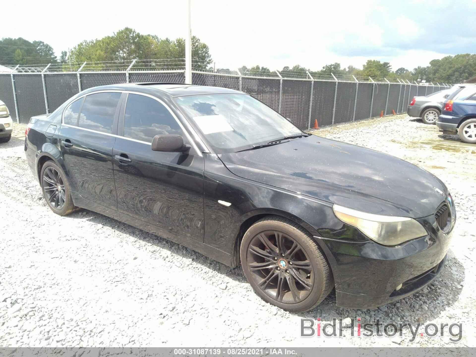 Photo WBANE53527CW64530 - BMW 5 SERIES 2007