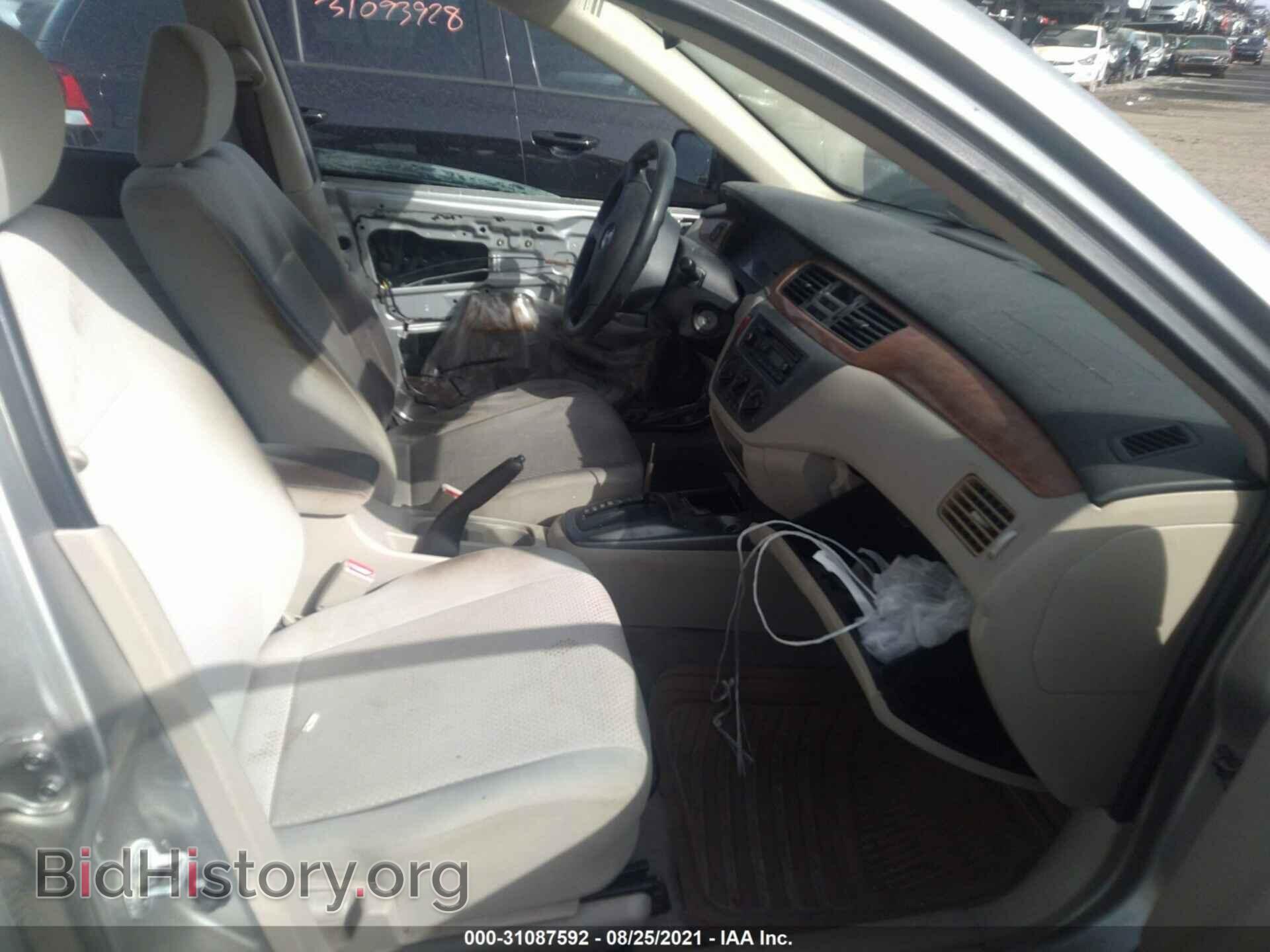 2006 MITSUBISHI LANCER - VIN: JA3AJ26E96U058933 - Фото 5