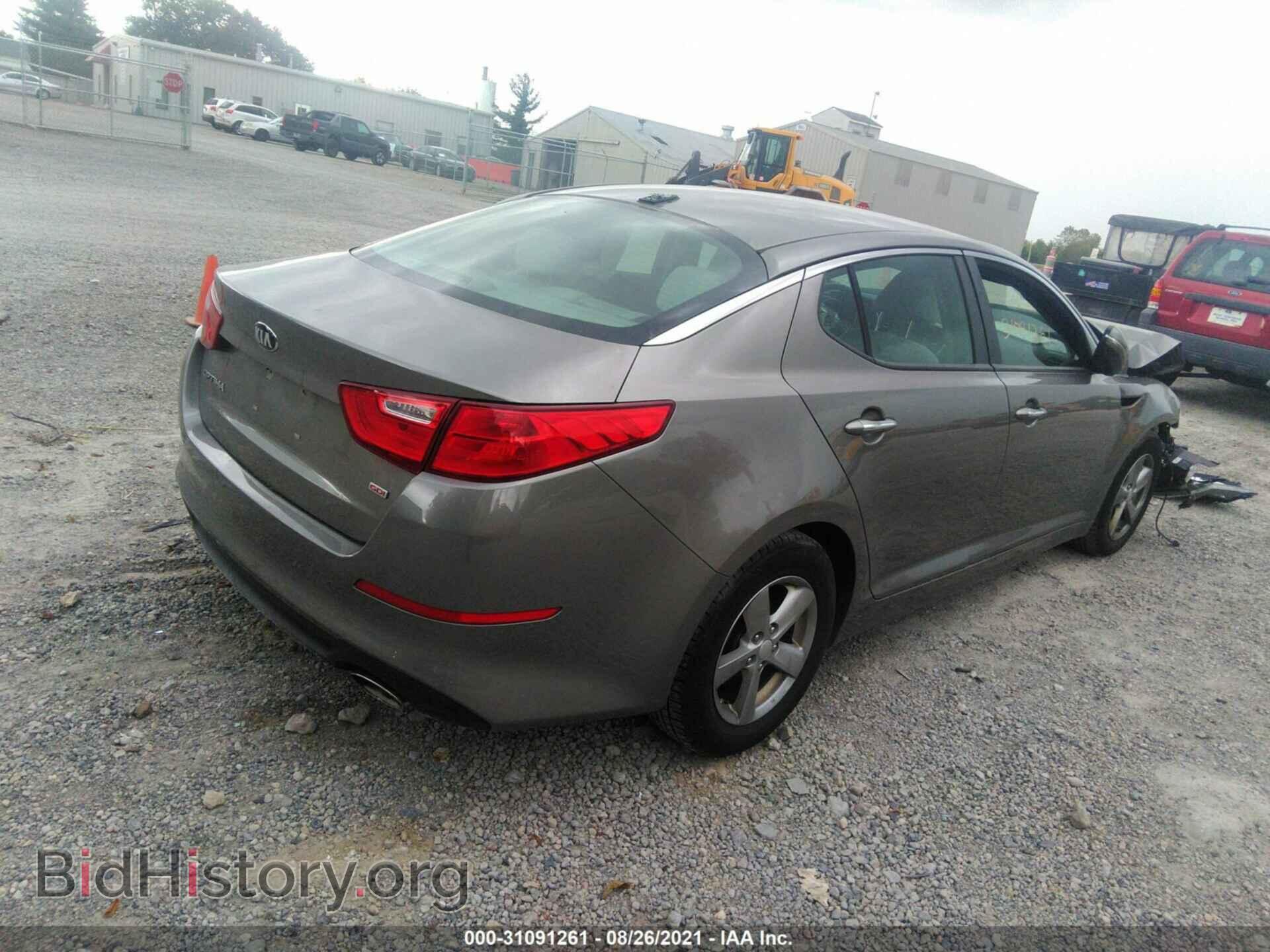 2014 KIA OPTIMA - VIN: 5XXGM4A75EG345794 - Фото 4