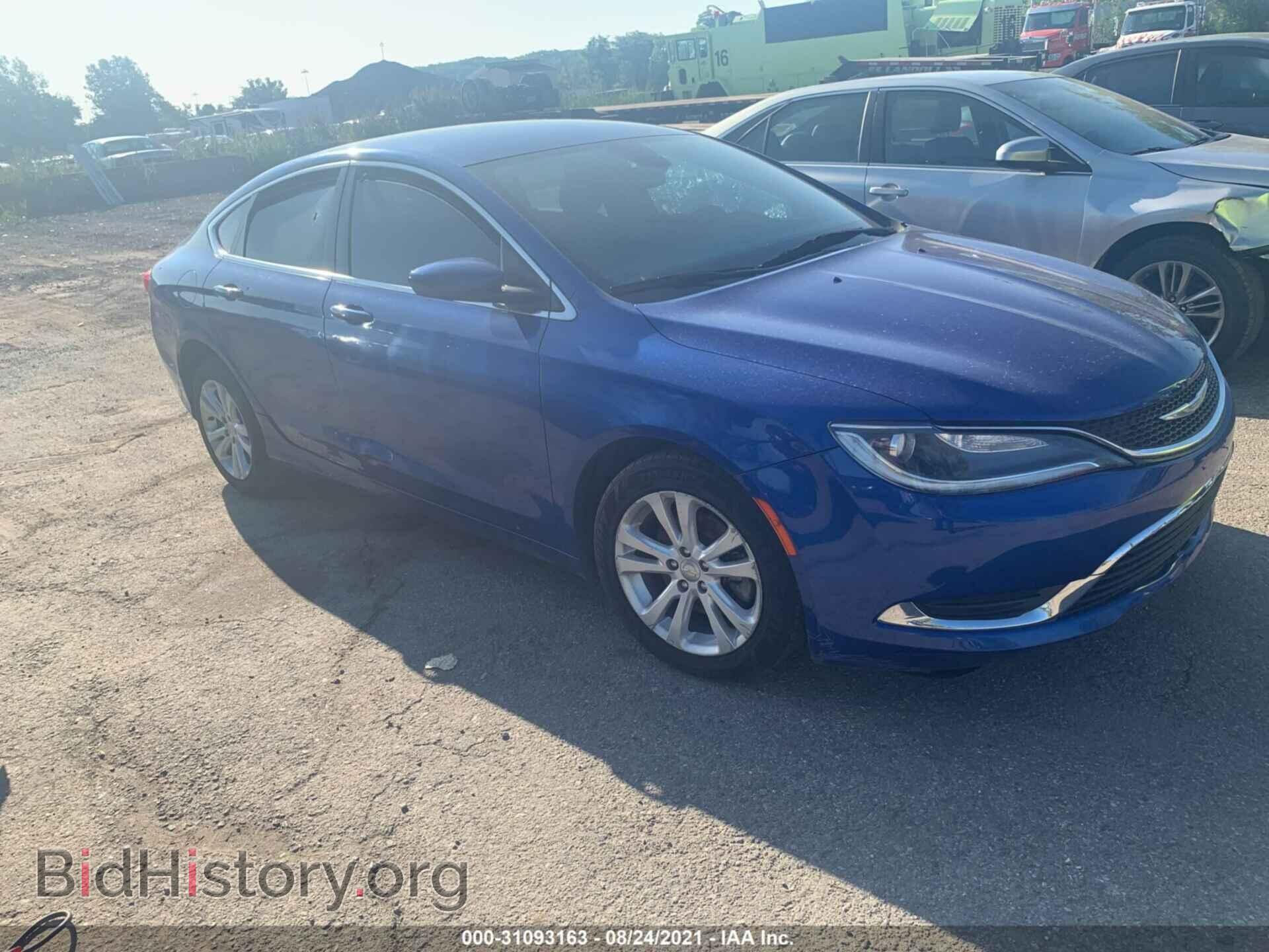 Фотография 1C3CCCAB9FN603163 - CHRYSLER 200 2015