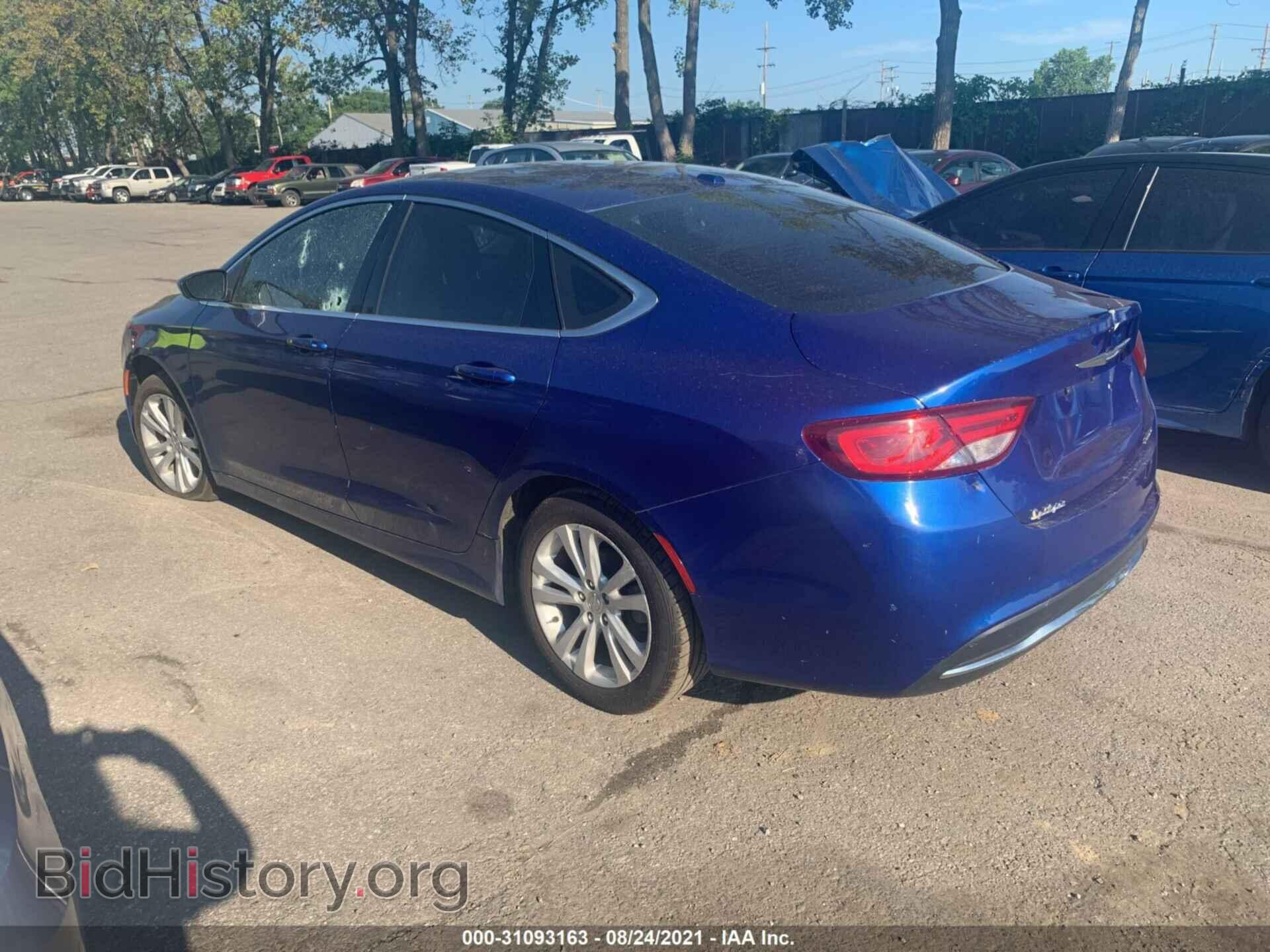 2015 CHRYSLER 200 - VIN: 1C3CCCAB9FN603163 - Фото 3