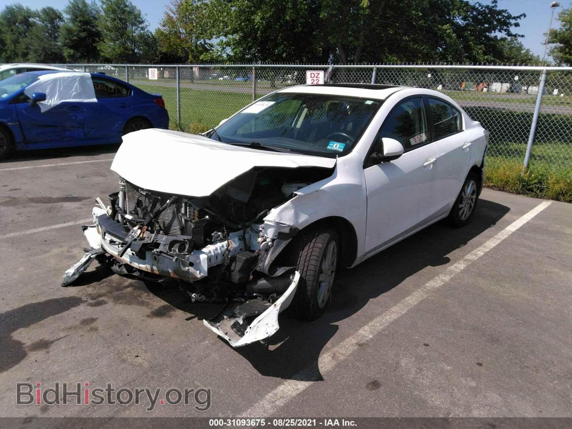 2012 MAZDA MAZDA3 - VIN: JM1BL1V86C1697922 - Фото 2