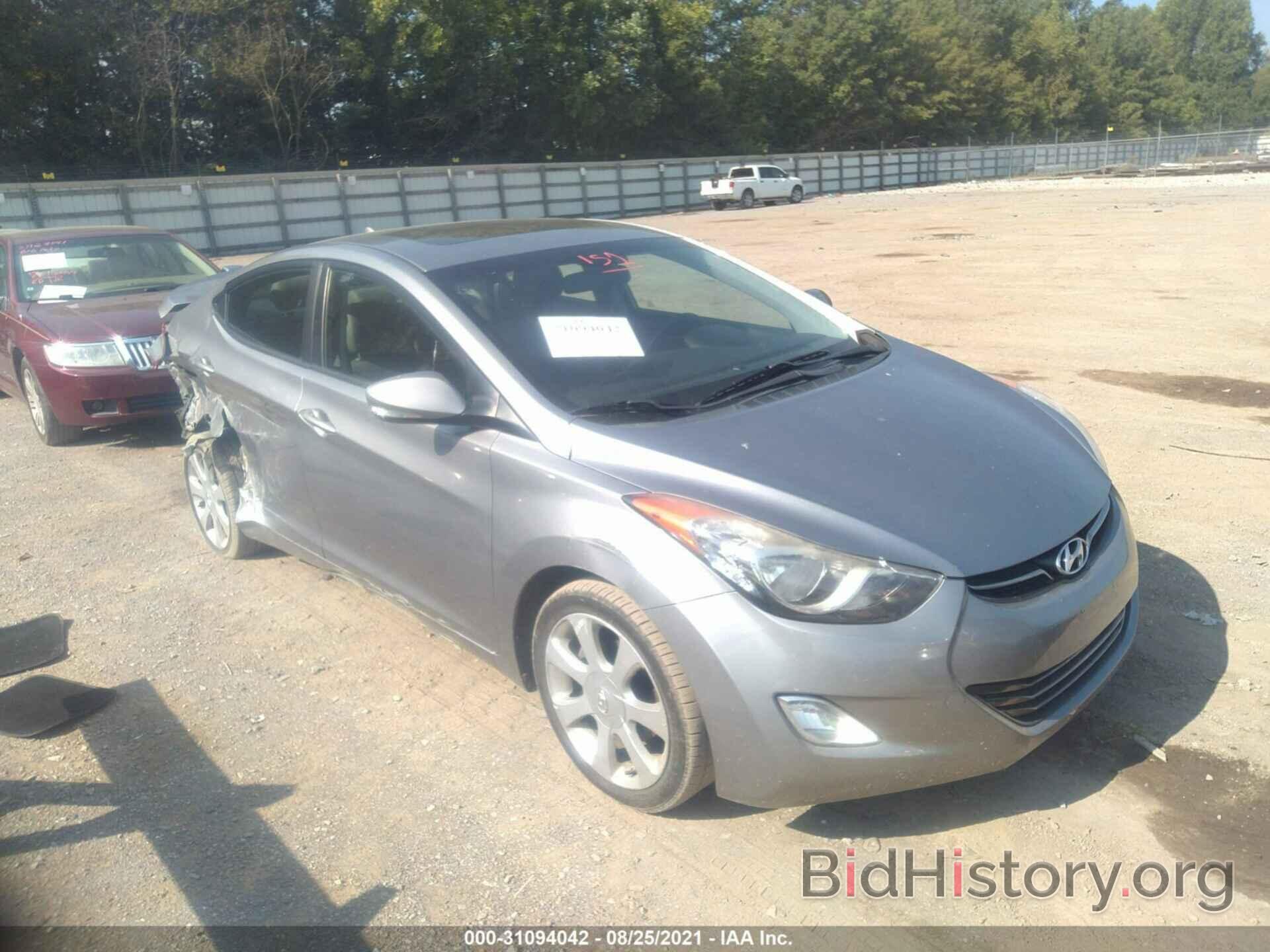 Photo KMHDH4AE7CU430922 - HYUNDAI ELANTRA 2012