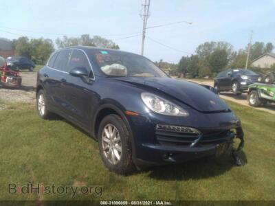 2013 Porsche CAYENNE, blue — VIN WP1AA2A25DLA02228, IAAI