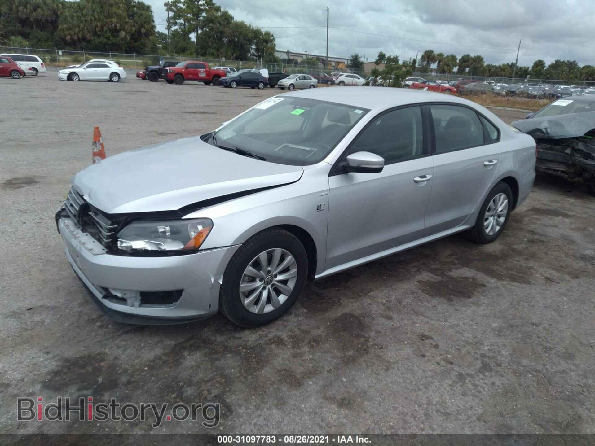2014 VOLKSWAGEN PASSAT - VIN: 1VWAT7A38EC121200 - Фото 2