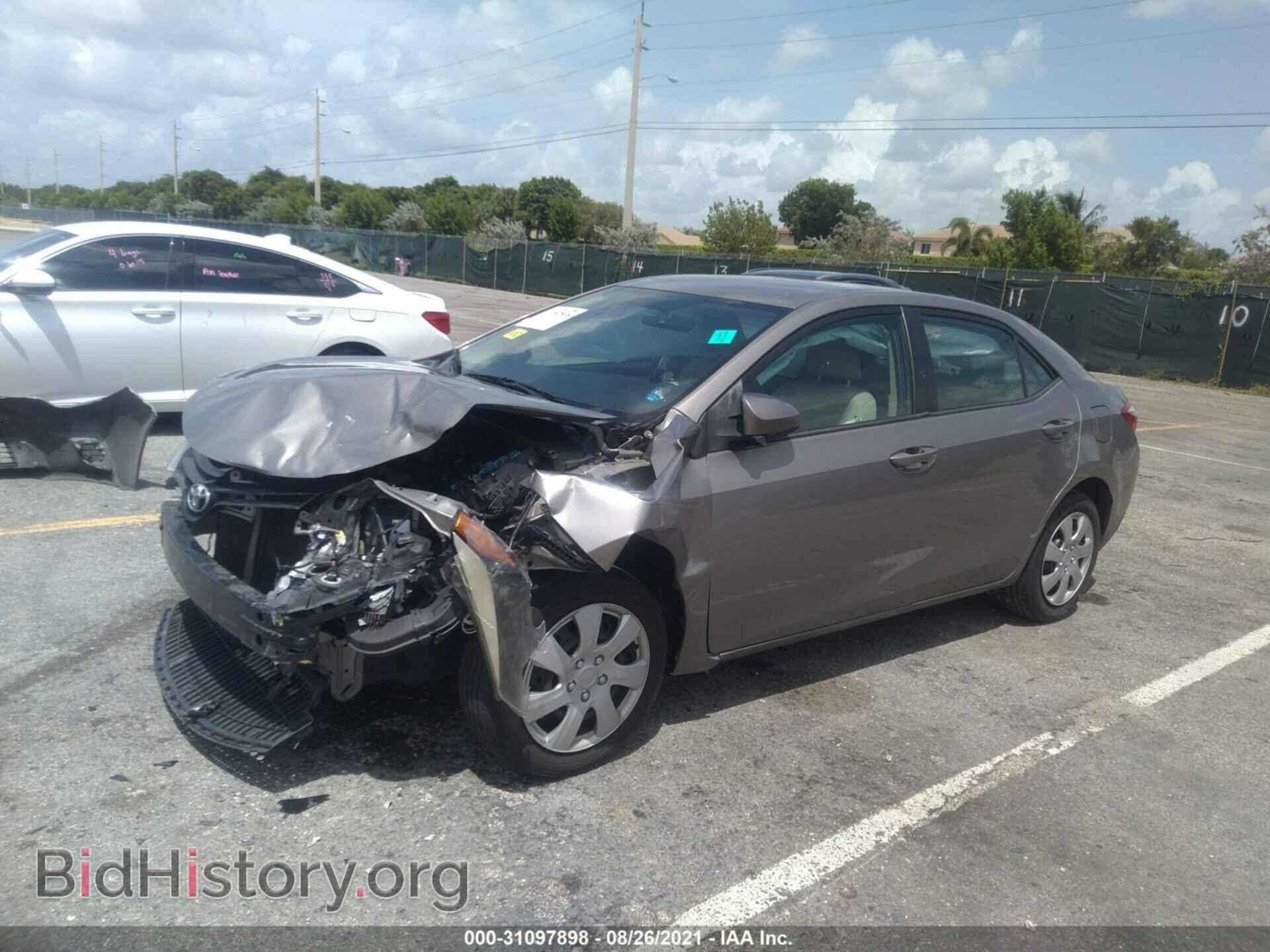 2014 TOYOTA COROLLA - VIN: 2T1BURHEXEC082639 - Фото 2