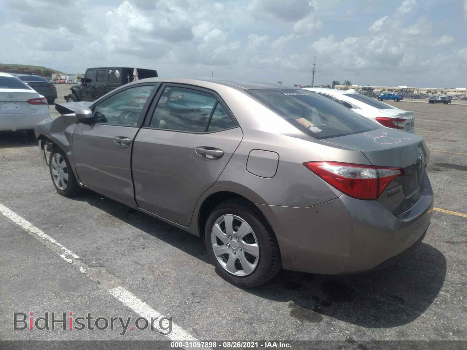 2014 TOYOTA COROLLA - VIN: 2T1BURHEXEC082639 - Фото 3