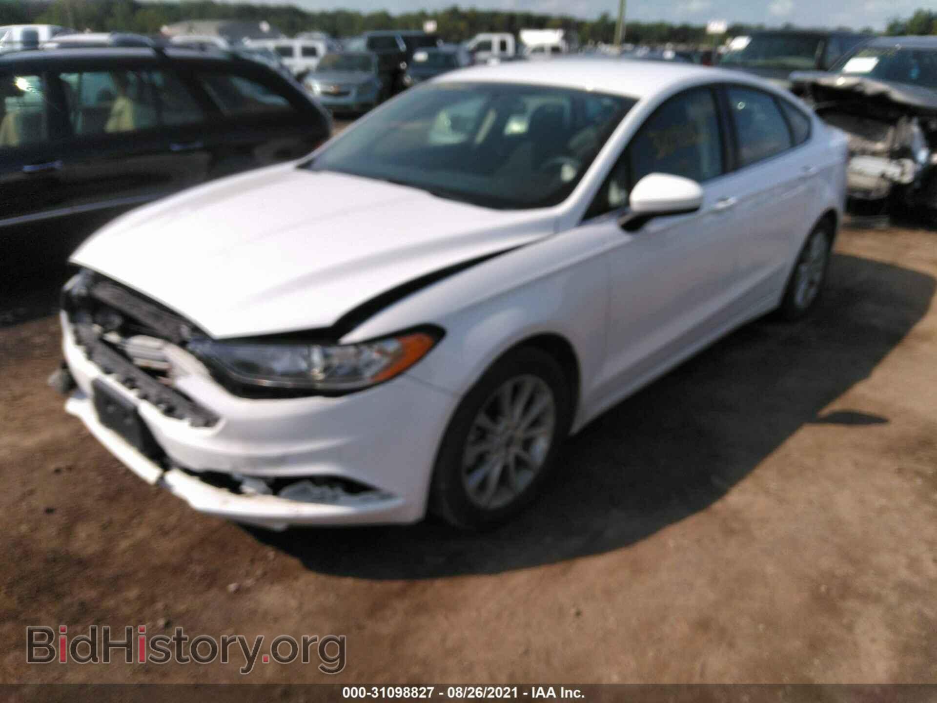 2017 FORD FUSION - VIN: 3FA6P0HD3HR375170 - Фото 2