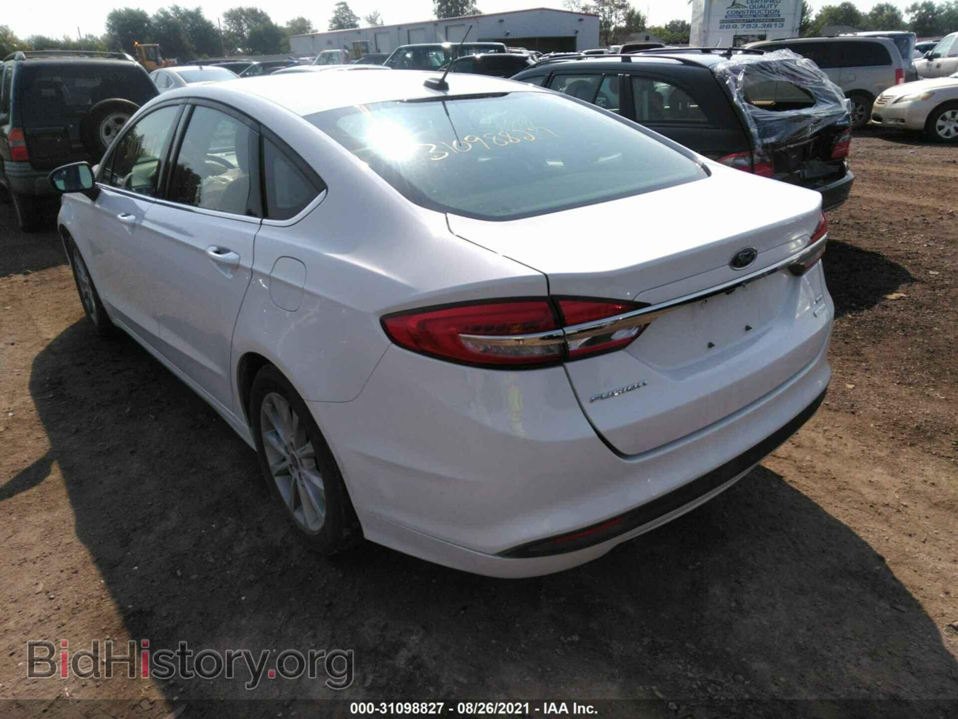 2017 FORD FUSION - VIN: 3FA6P0HD3HR375170 - Фото 3