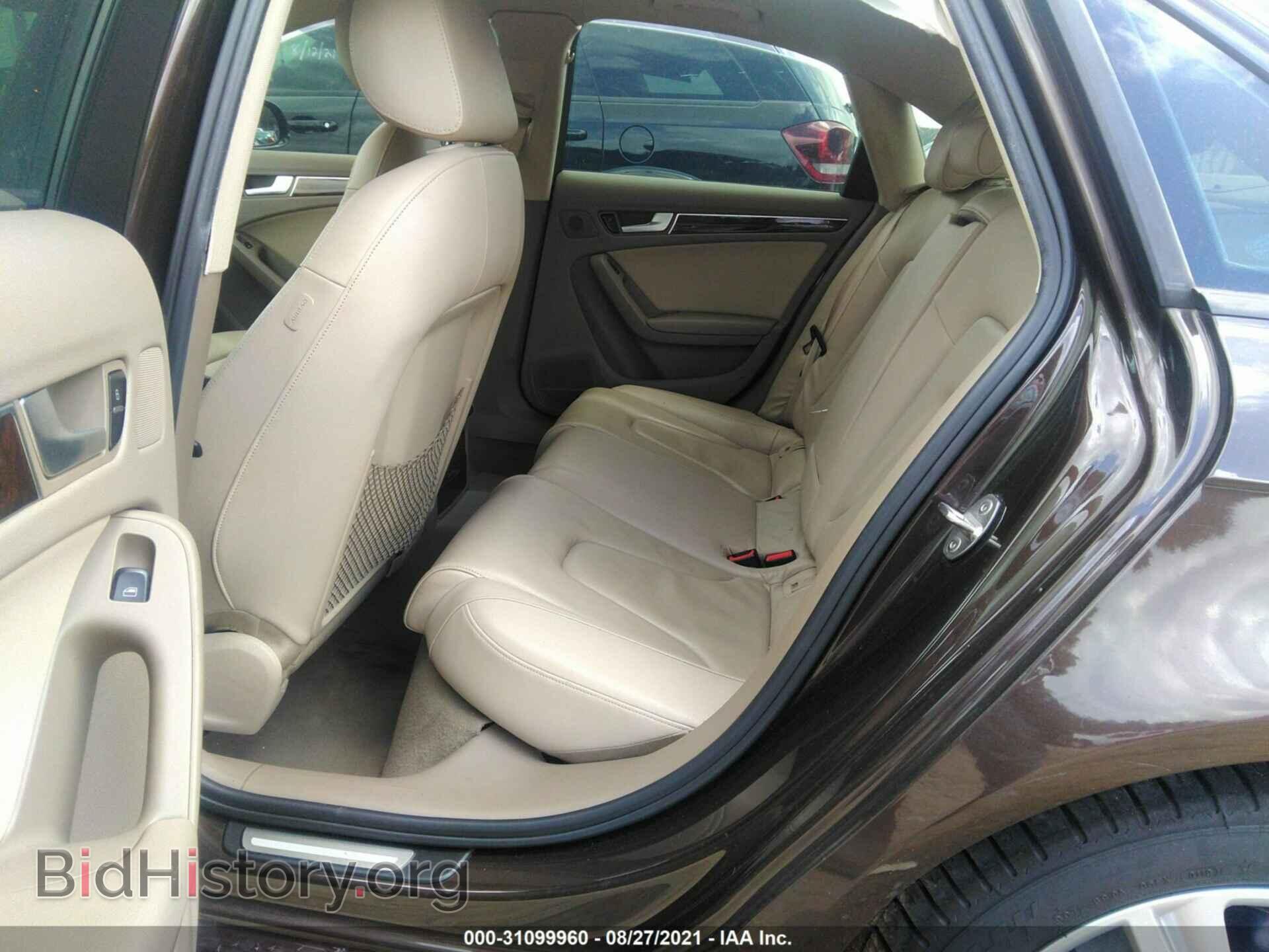 2011 AUDI A4 - VIN: WAUAFAFL7BN018492 - Фото 8