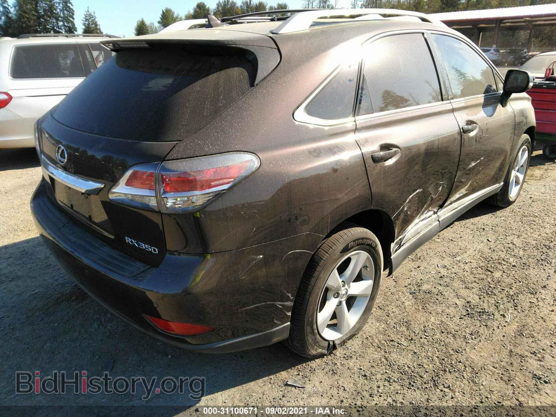 2013 LEXUS RX 350 - VIN: 2T2BK1BA5DC173101 - Фото 4
