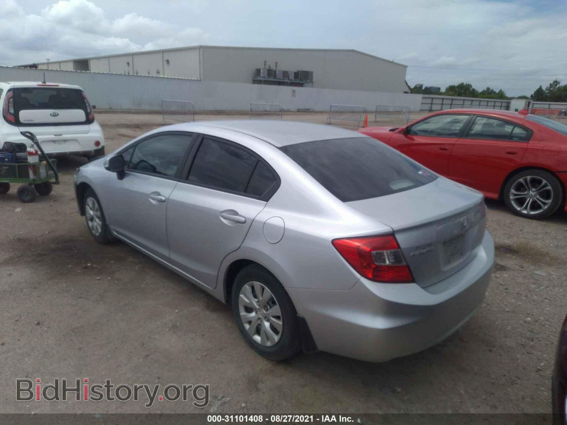 2012 HONDA CIVIC SDN - VIN: 2HGFB2F50CH323176 - Photo 3