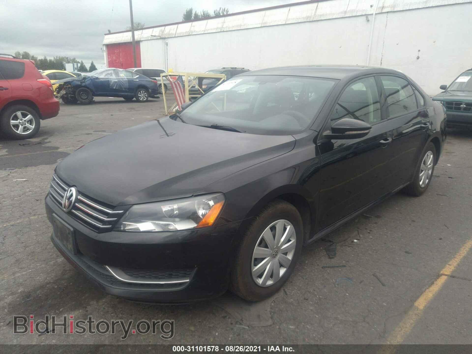 2012 VOLKSWAGEN PASSAT - VIN: 1VWAP7A34CC005123 - Photo 2