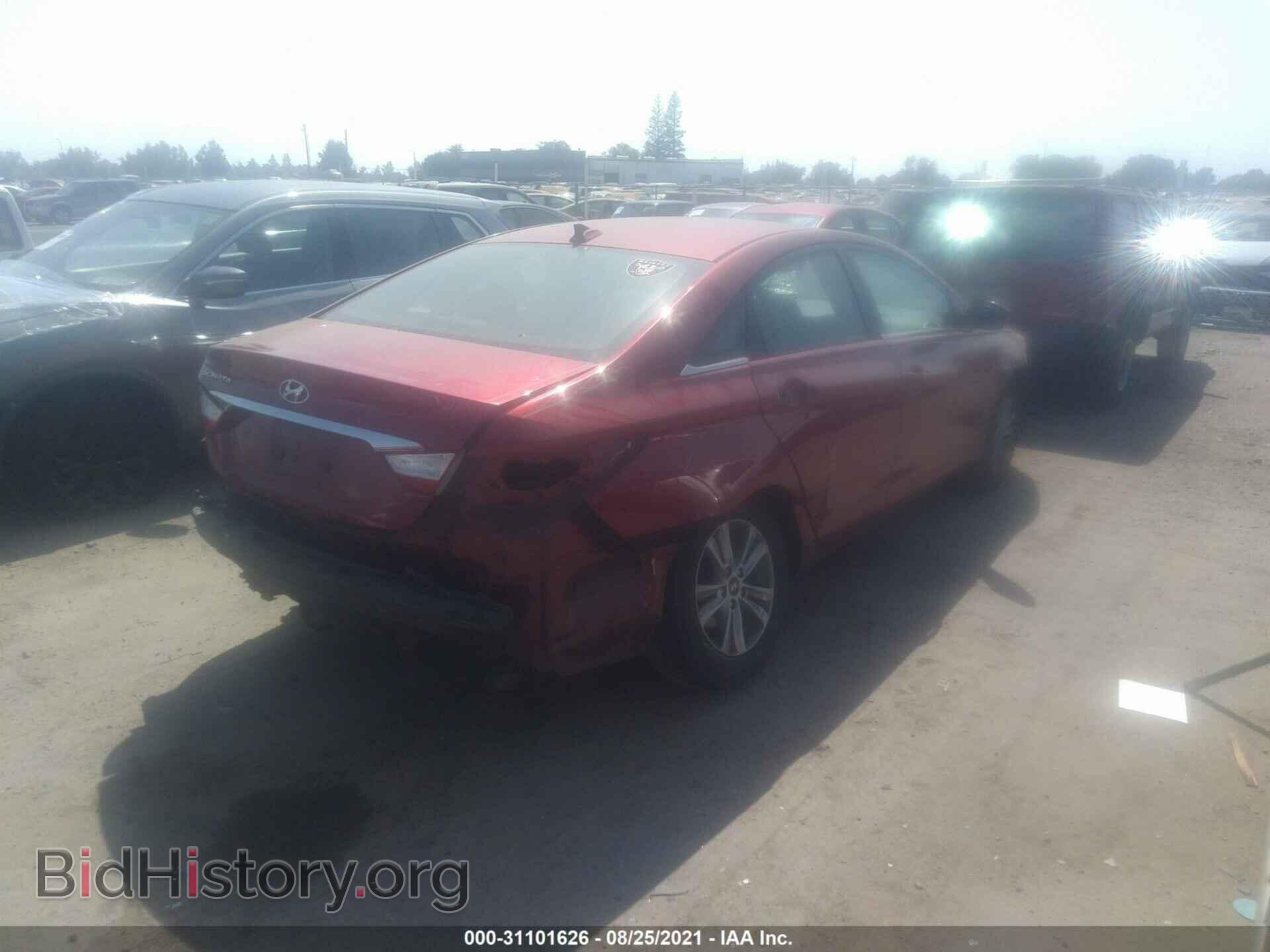 2014 HYUNDAI SONATA - VIN: 5NPEB4AC0EH867439 - Фото 4
