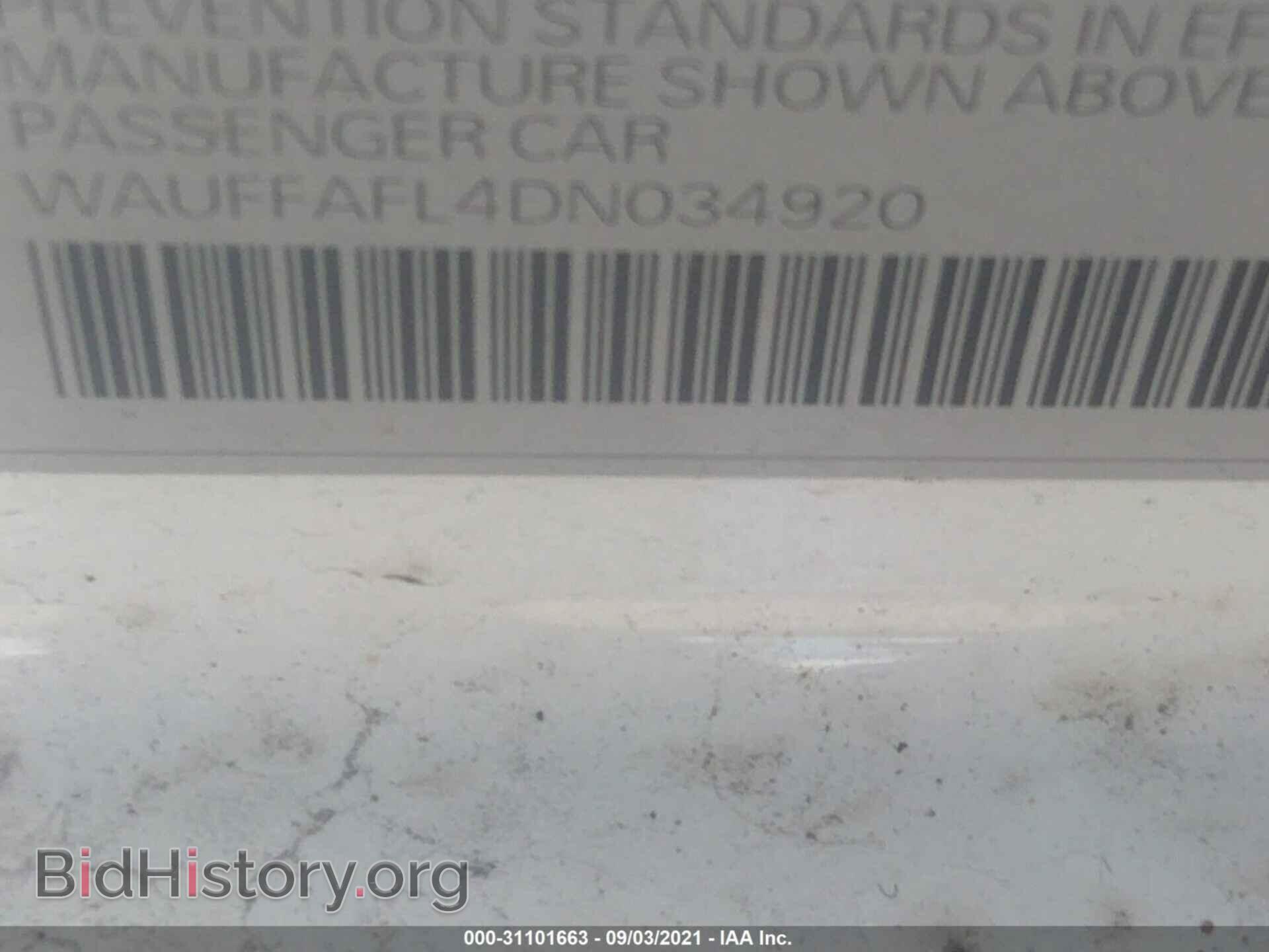 2013 AUDI A4 - VIN: WAUFFAFL4DN034920 - Photo 9