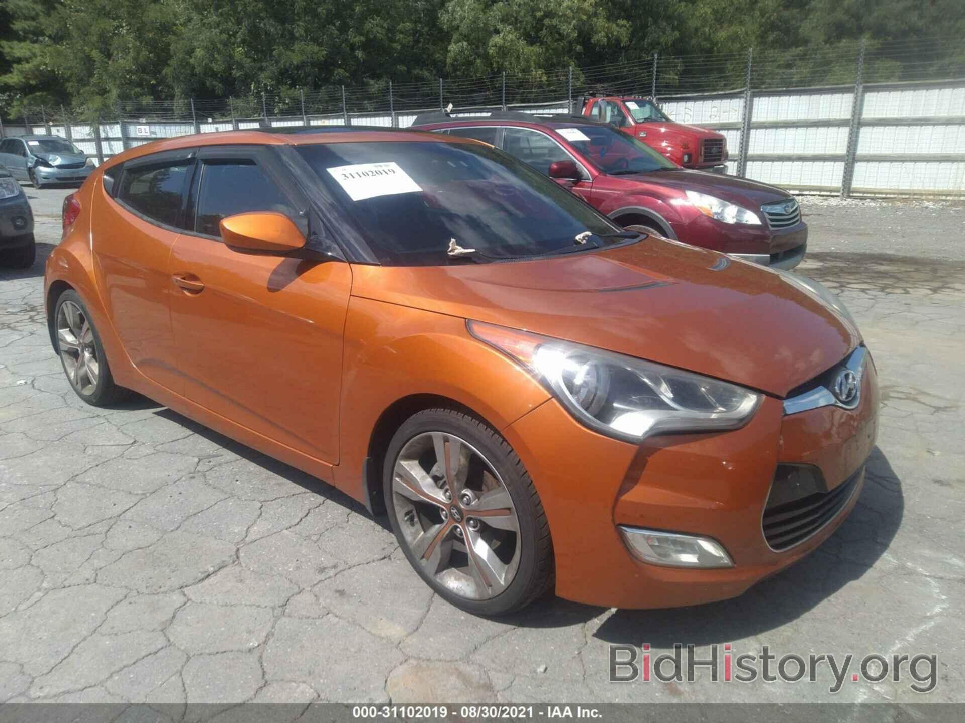 Photo KMHTC6AD9CU074521 - HYUNDAI VELOSTER 2012