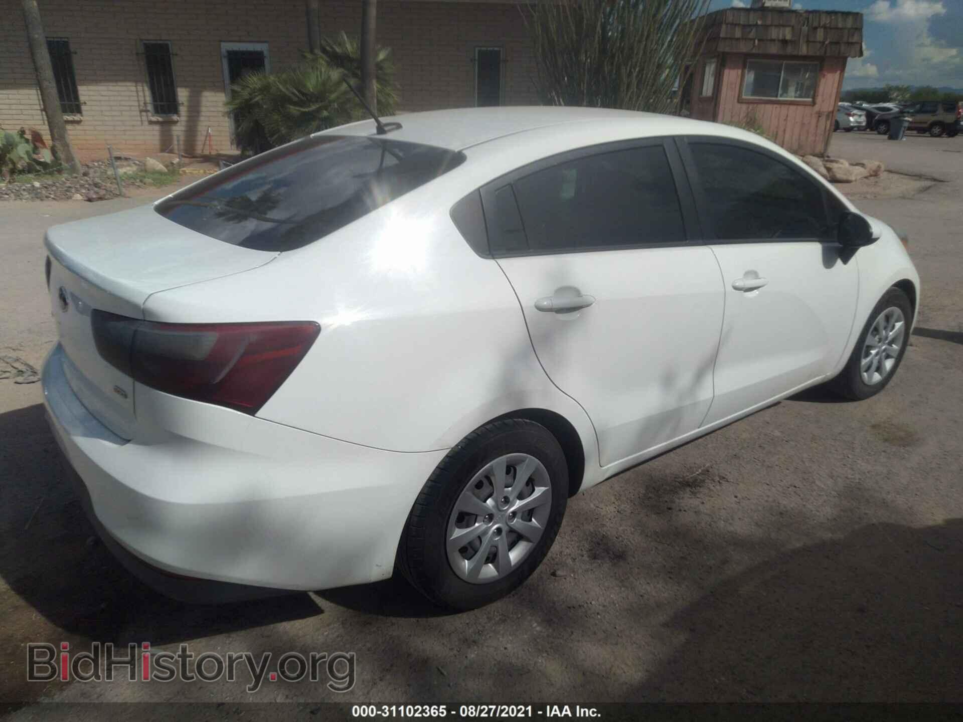 2016 KIA RIO - VIN: KNADM4A35G6541054 - Фото 4