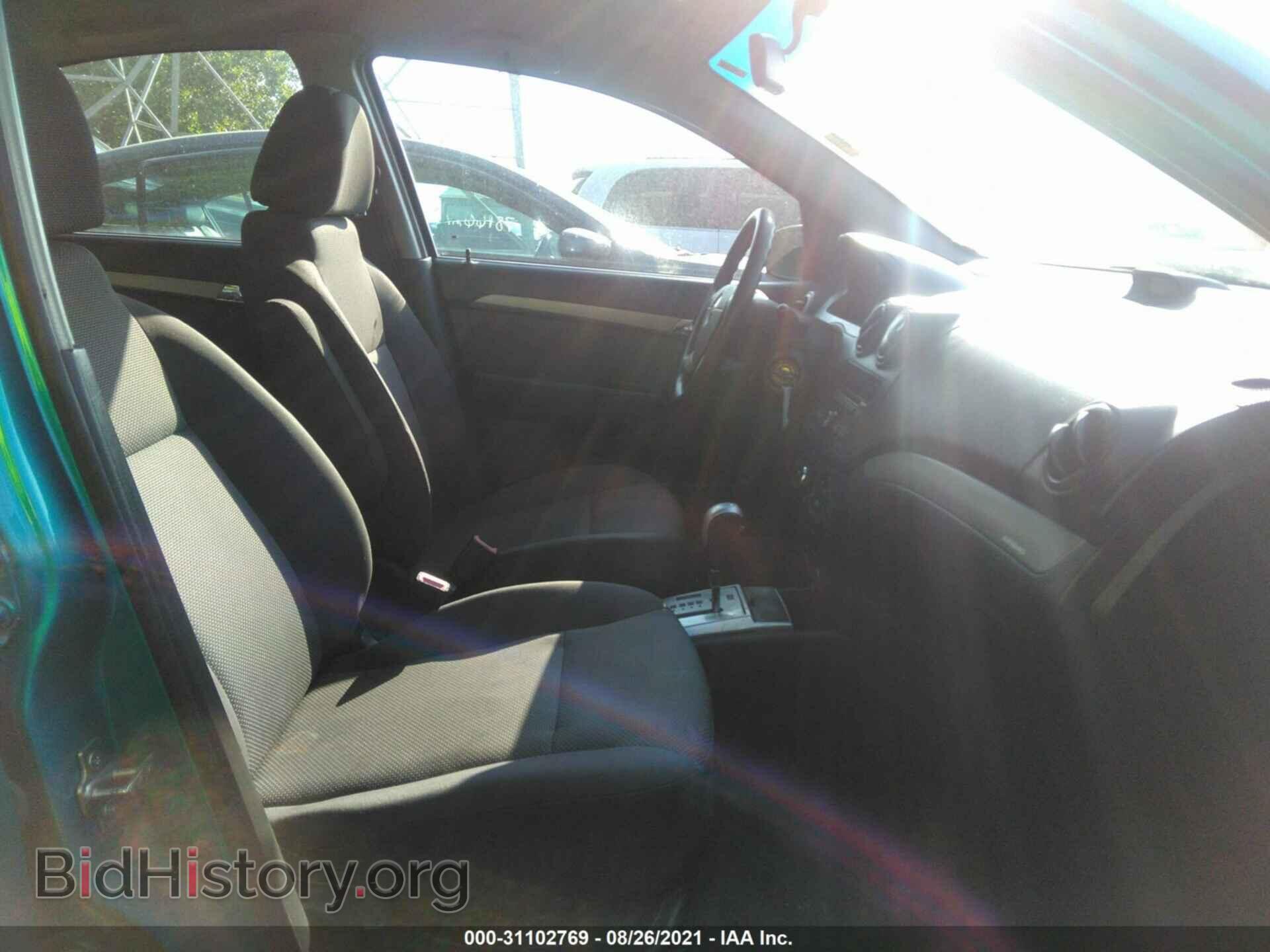 2009 CHEVROLET AVEO - VIN: KL1TD56E29B313111 - Фото 5