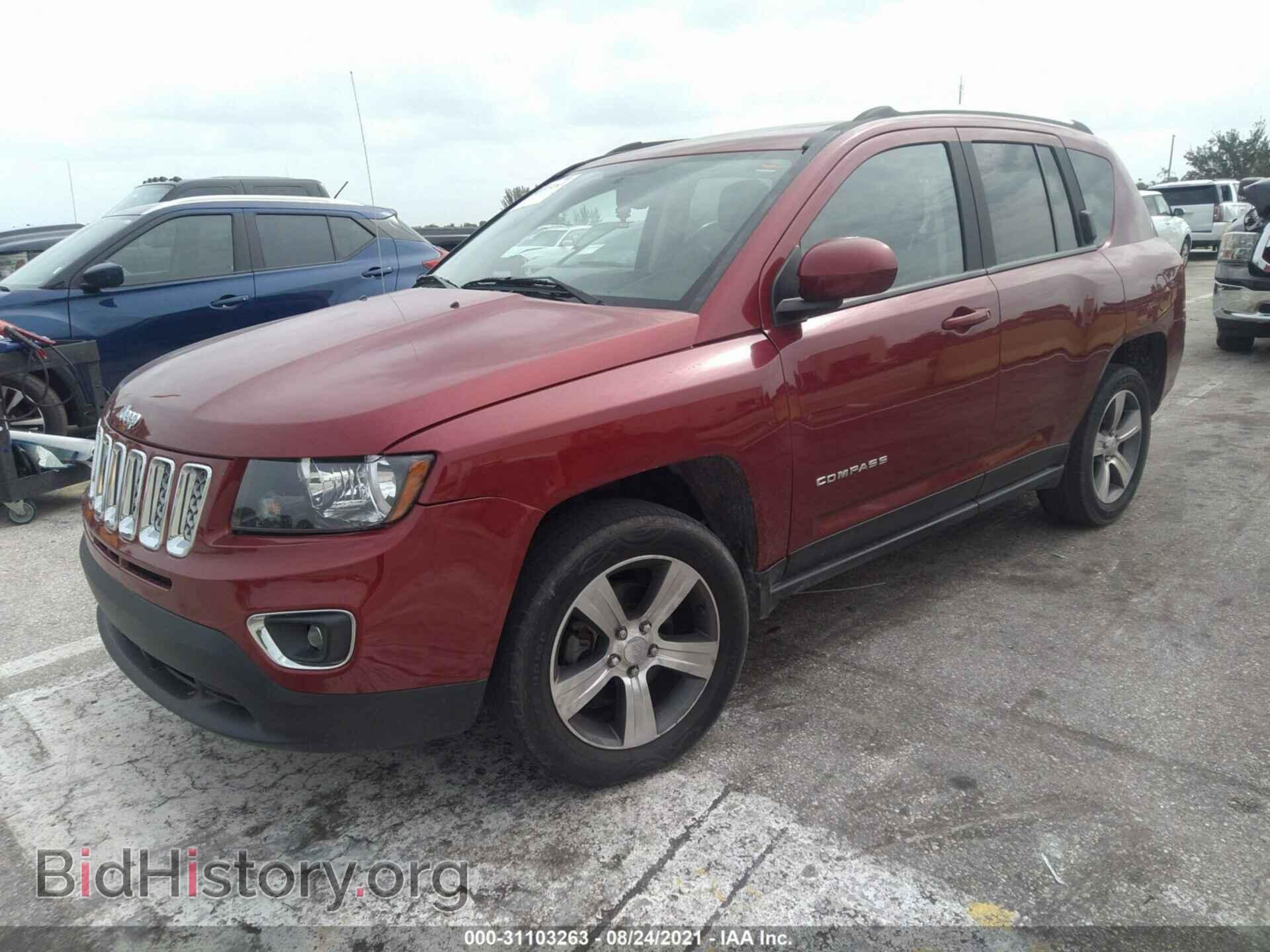 2016 JEEP COMPASS - VIN: 1C4NJCEAXGD716171 - Фото 2