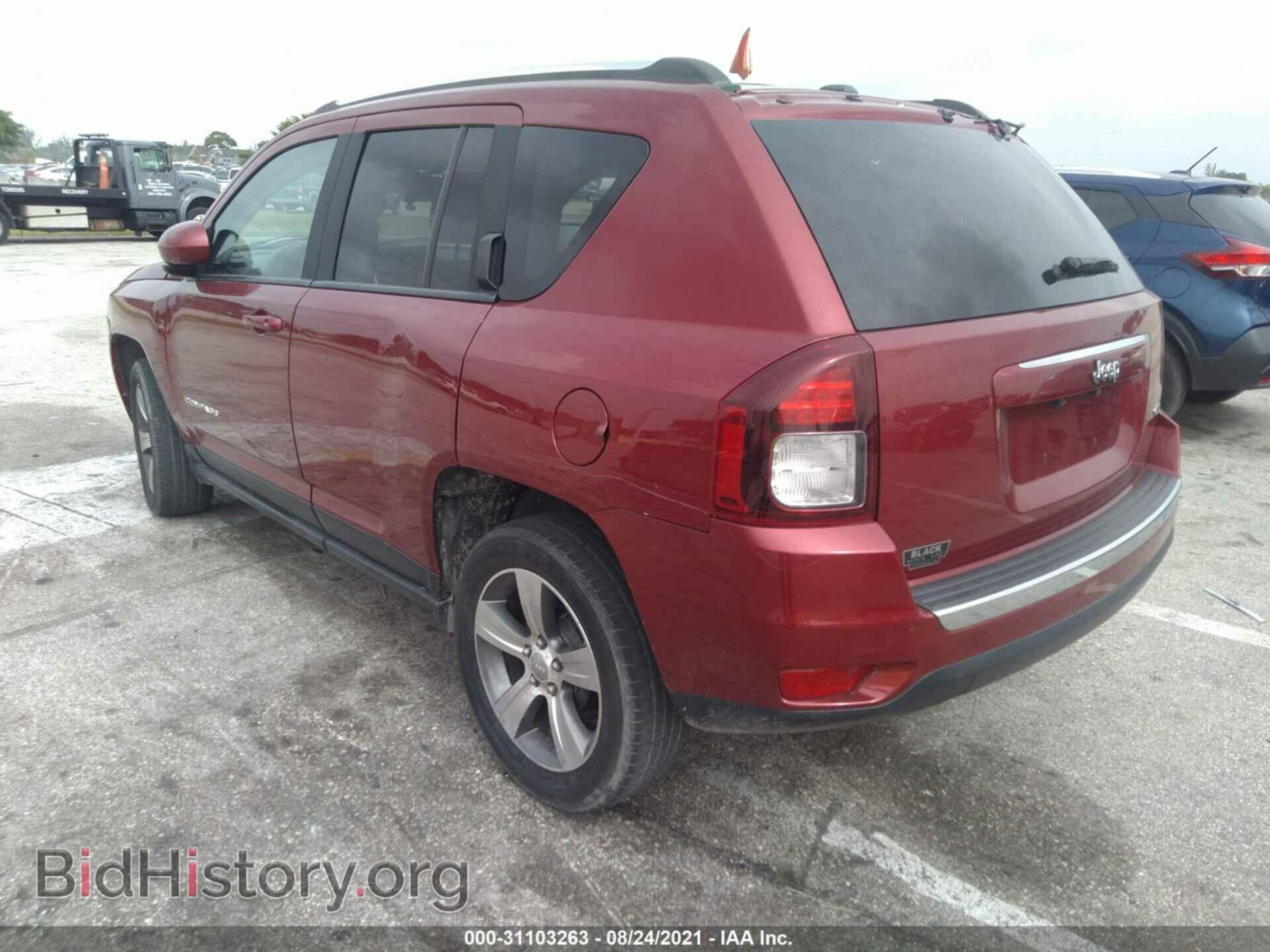 2016 JEEP COMPASS - VIN: 1C4NJCEAXGD716171 - Фото 3
