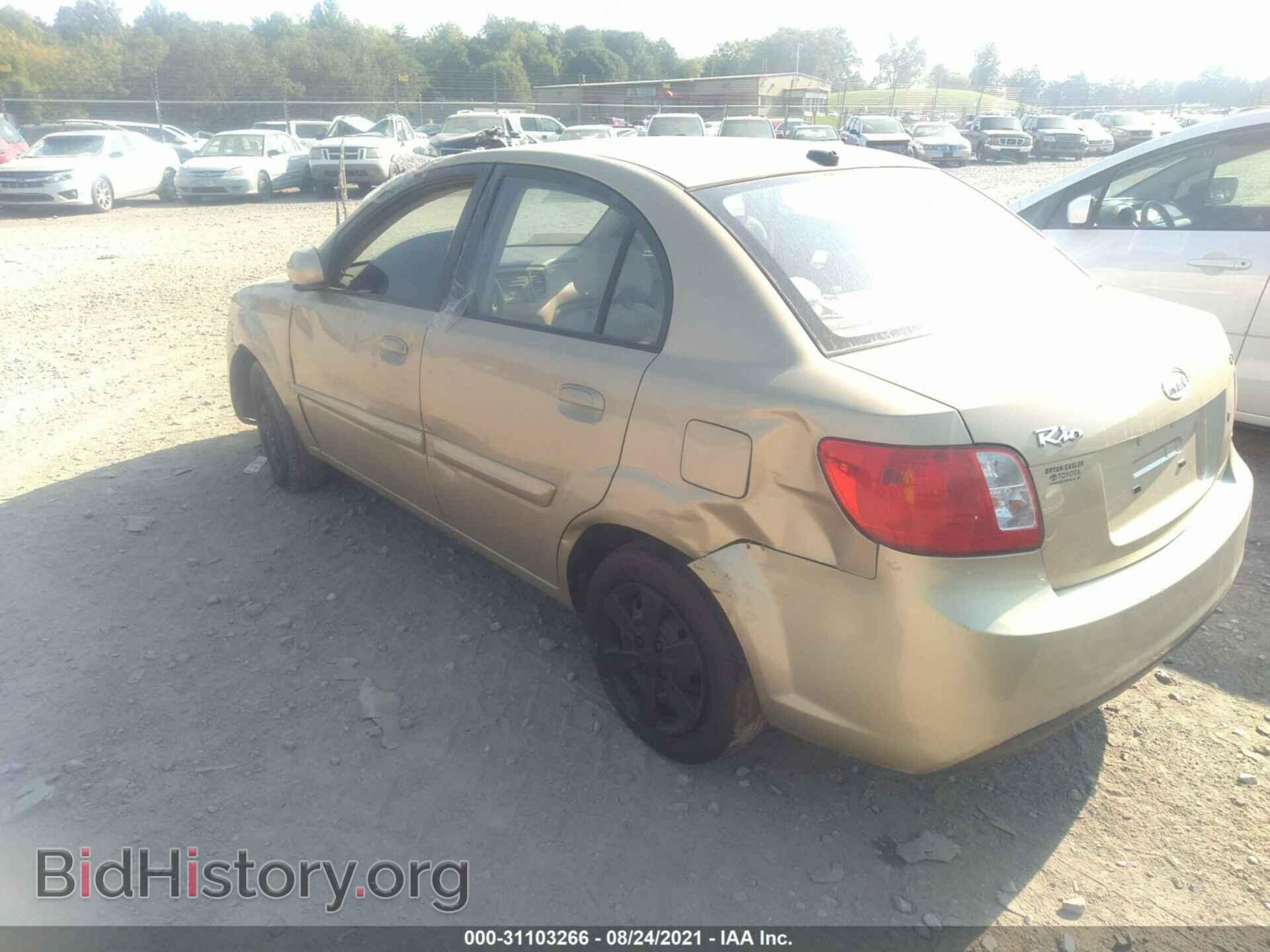 2010 KIA RIO - VIN: KNADH4A35A6606626 - Фото 3