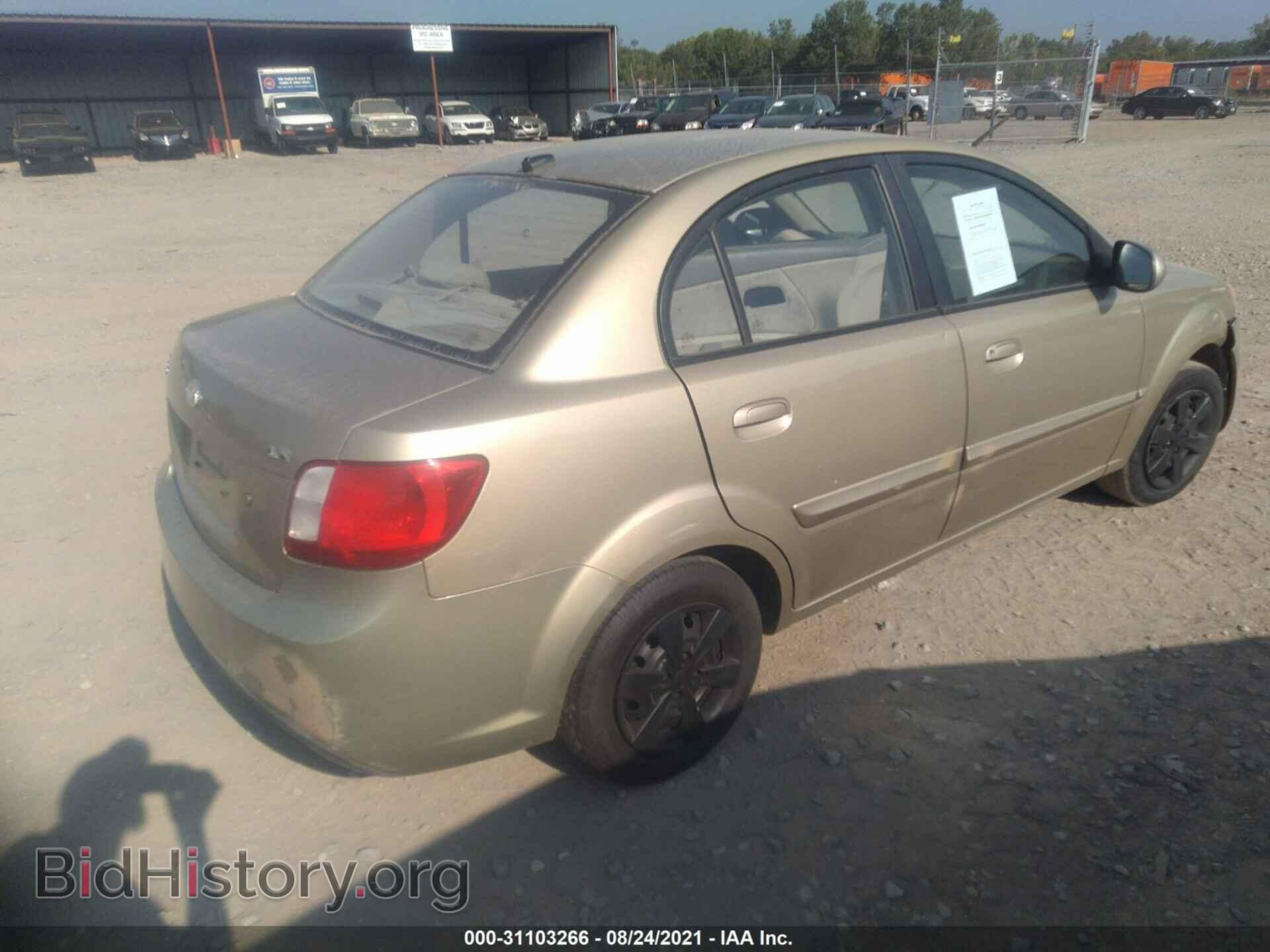 2010 KIA RIO - VIN: KNADH4A35A6606626 - Фото 4