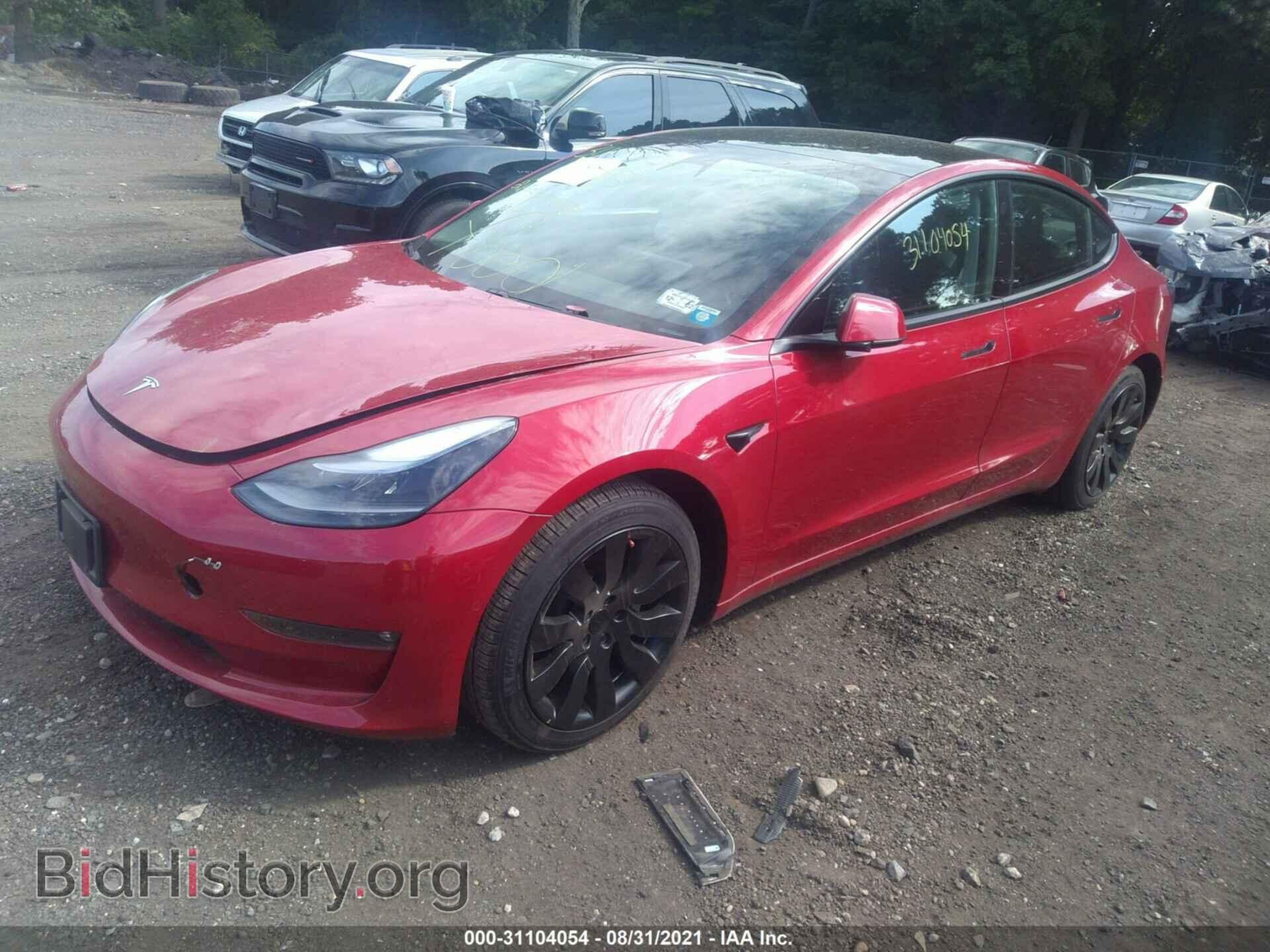 2021 TESLA MODEL 3 - VIN: 5YJ3E1EB0MF869283 - Photo 2