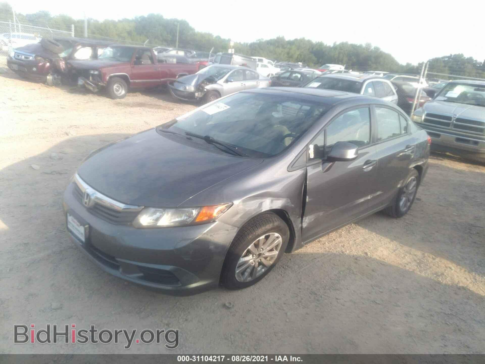 2012 HONDA CIVIC SDN - VIN: 2HGFB2F86CH302925 - Фото 2