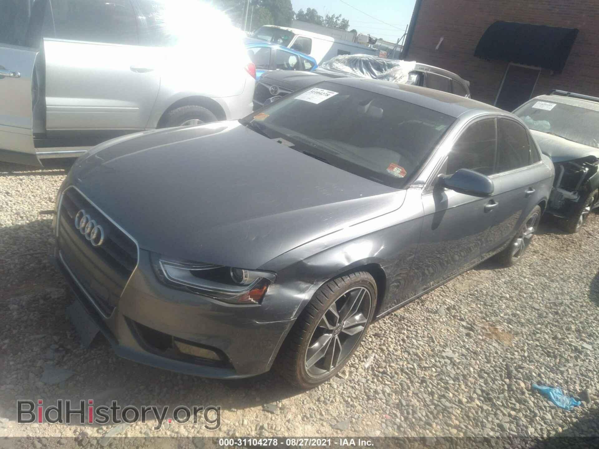 2013 AUDI A4 - VIN: WAUBFAFL5DN012875 - Photo 2