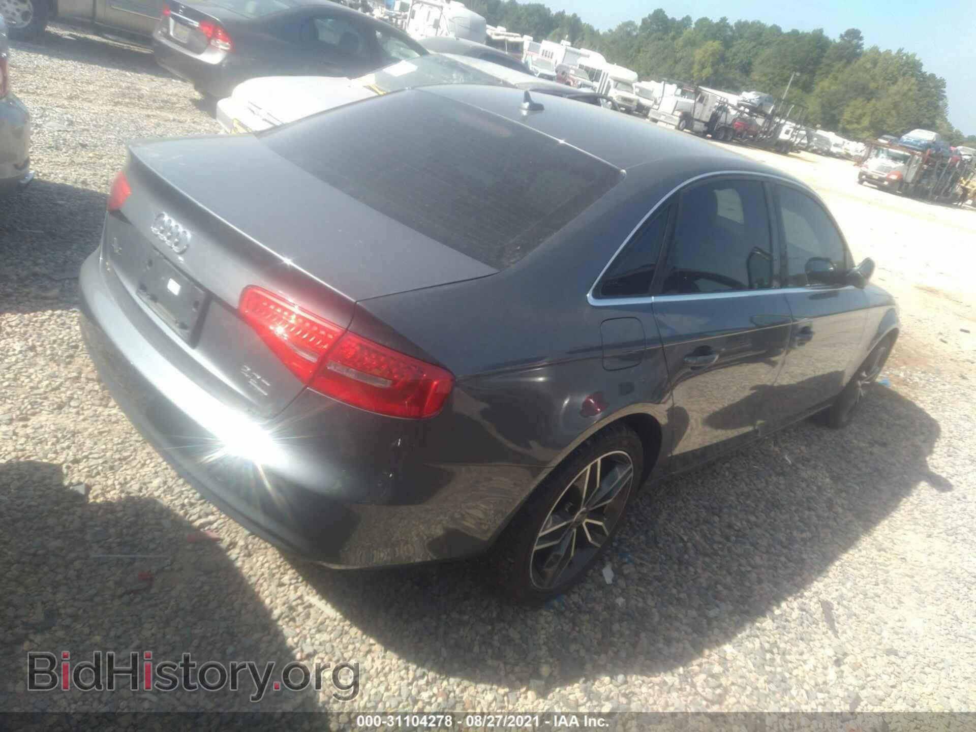 2013 AUDI A4 - VIN: WAUBFAFL5DN012875 - Photo 4