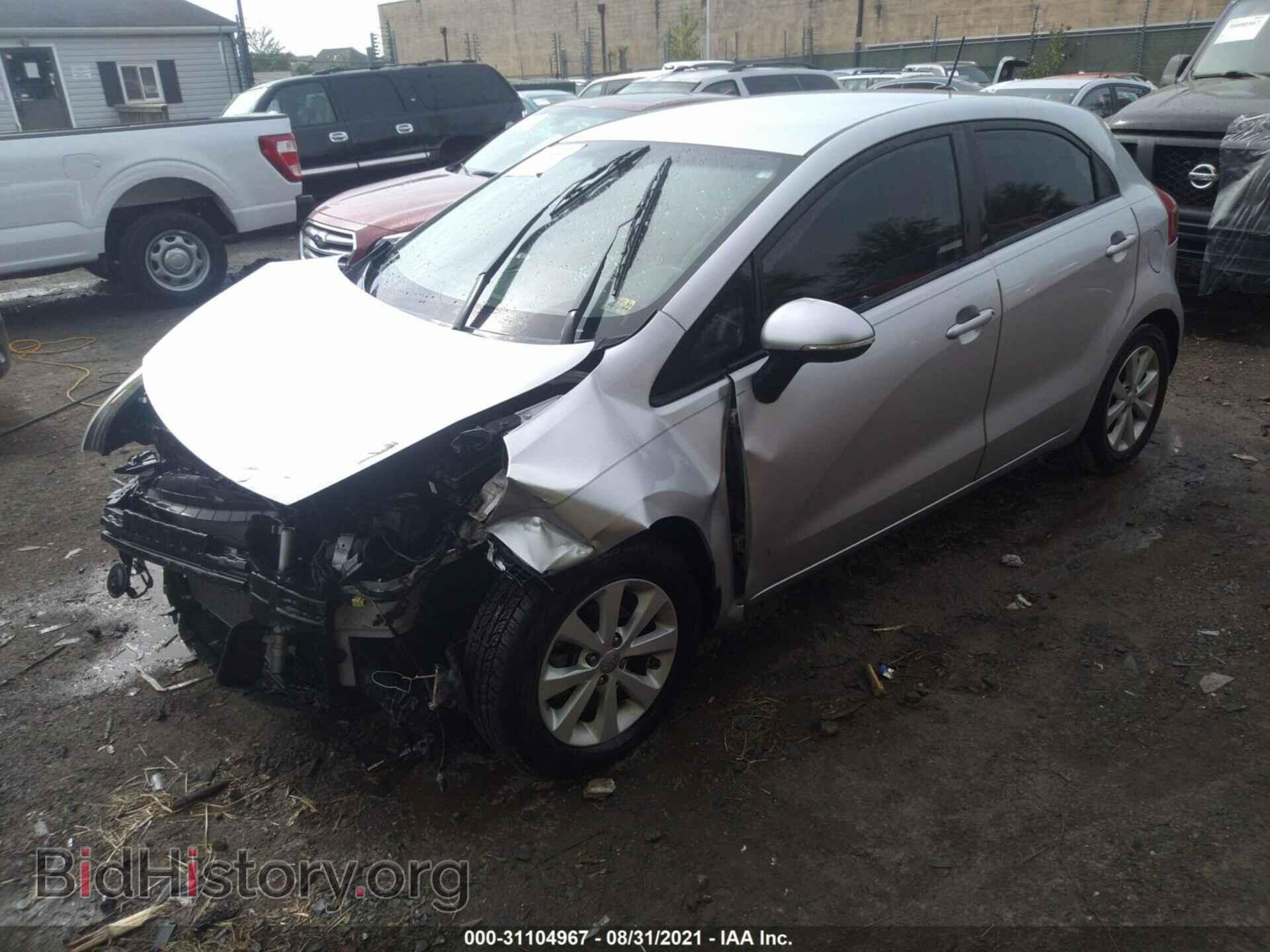 2013 KIA RIO - VIN: KNADN5A37D6233530 - Photo 2