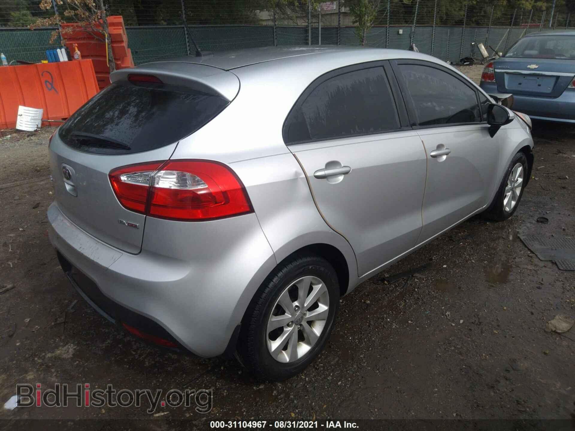 2013 KIA RIO - VIN: KNADN5A37D6233530 - Photo 4