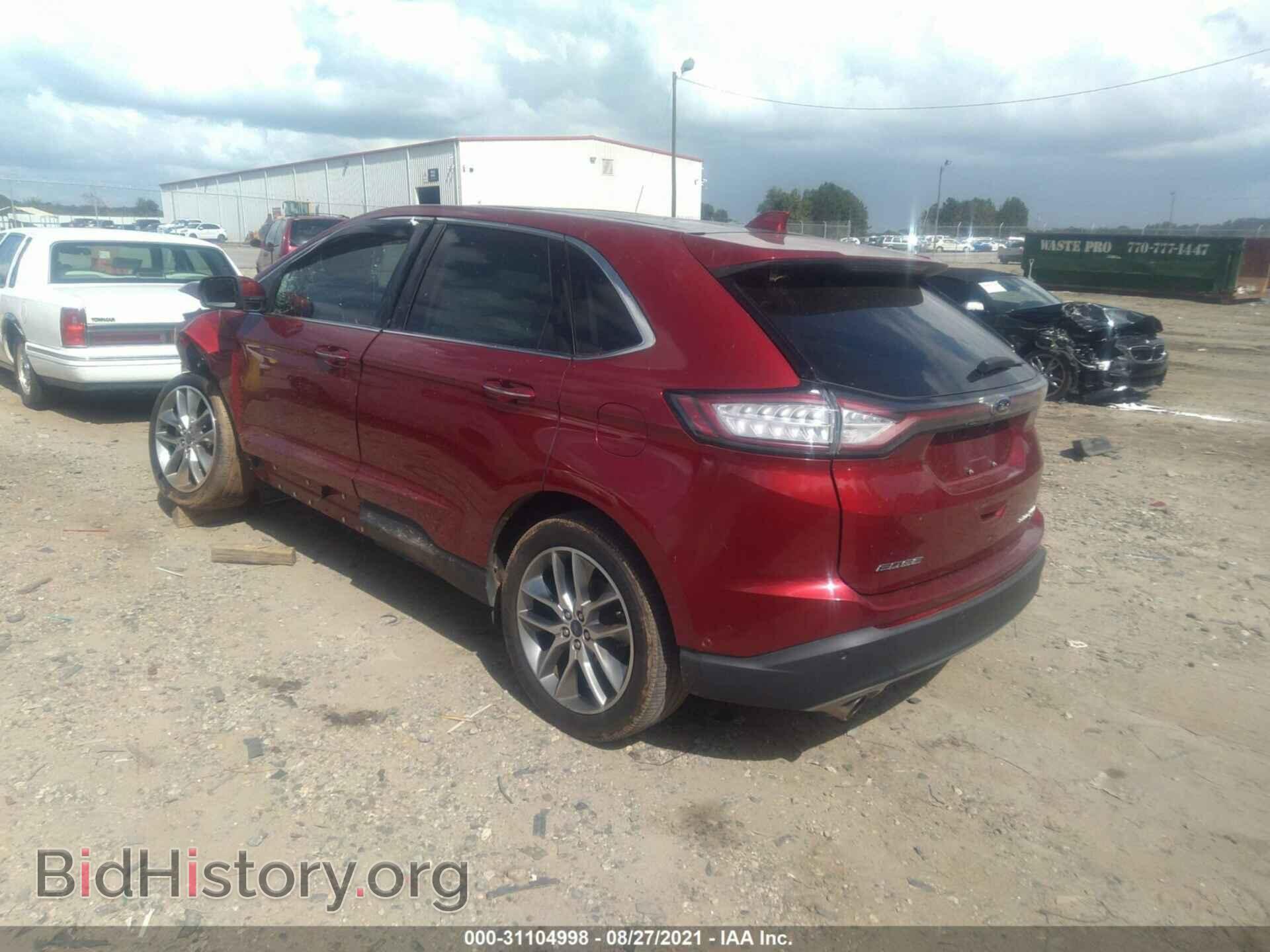 2015 FORD EDGE - VIN: 2FMPK3K93FBB58518 - Фото 3