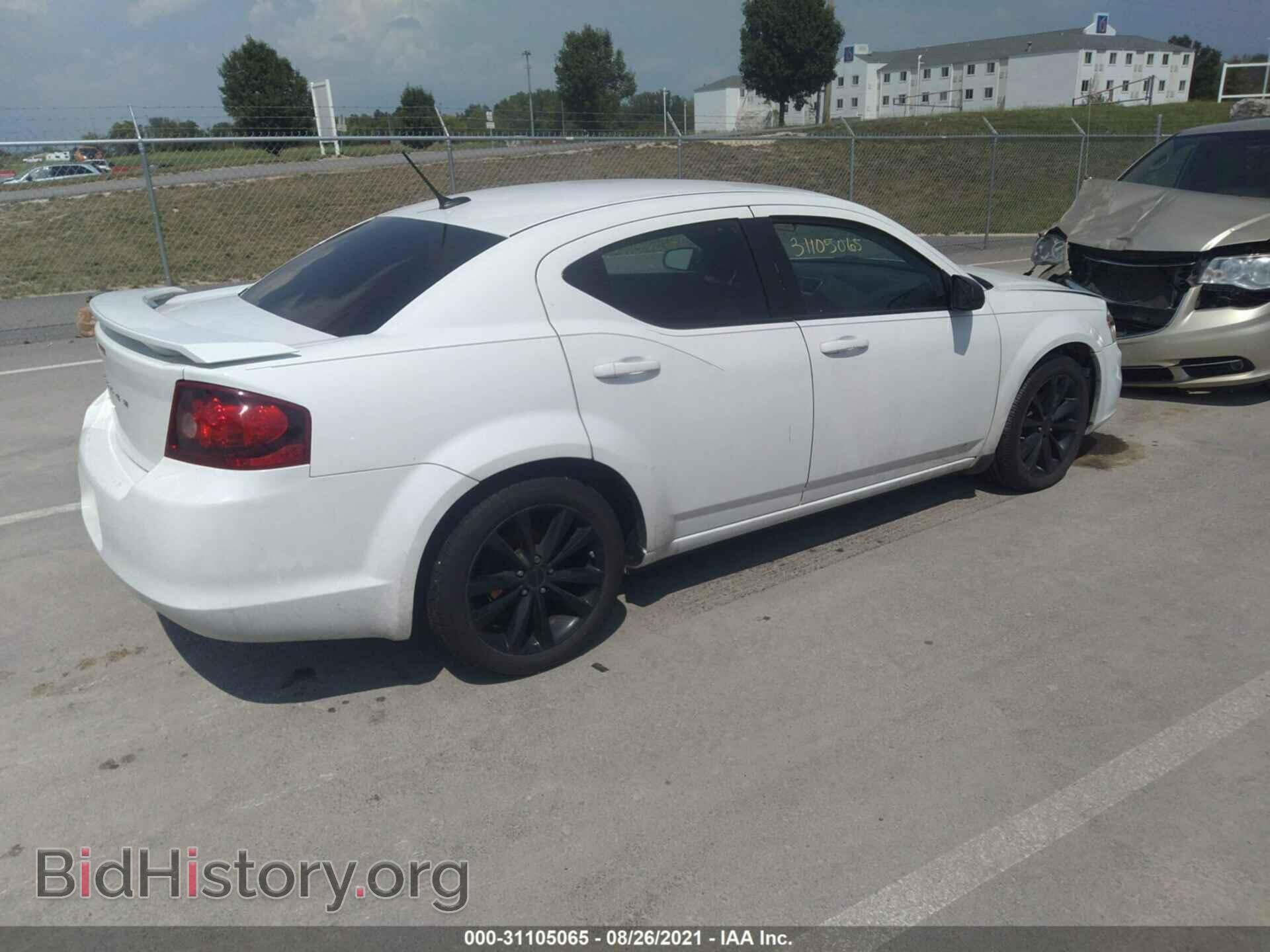 2014 DODGE AVENGER - VIN: 1C3CDZAG0EN104262 - Фото 4