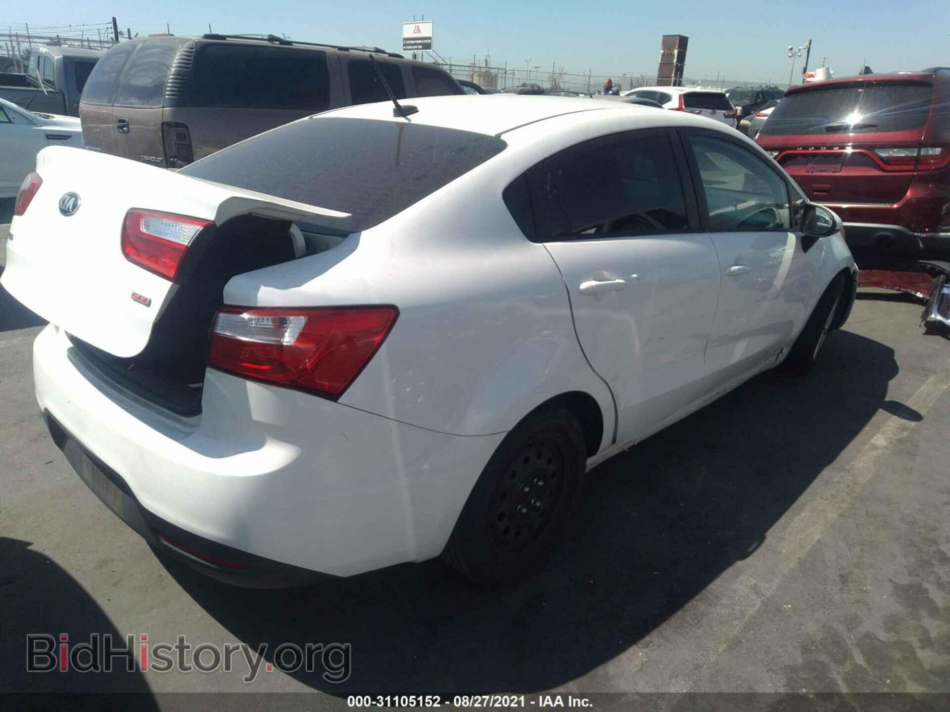2014 KIA RIO - VIN: KNADM4A36E6365418 - Фото 4