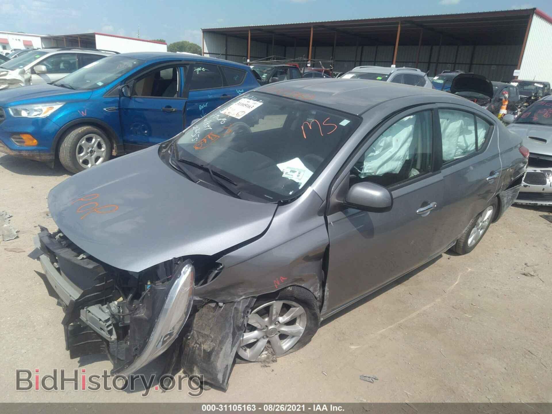 2012 NISSAN VERSA - VIN: 3N1CN7AP0CL814873 - Фото 2