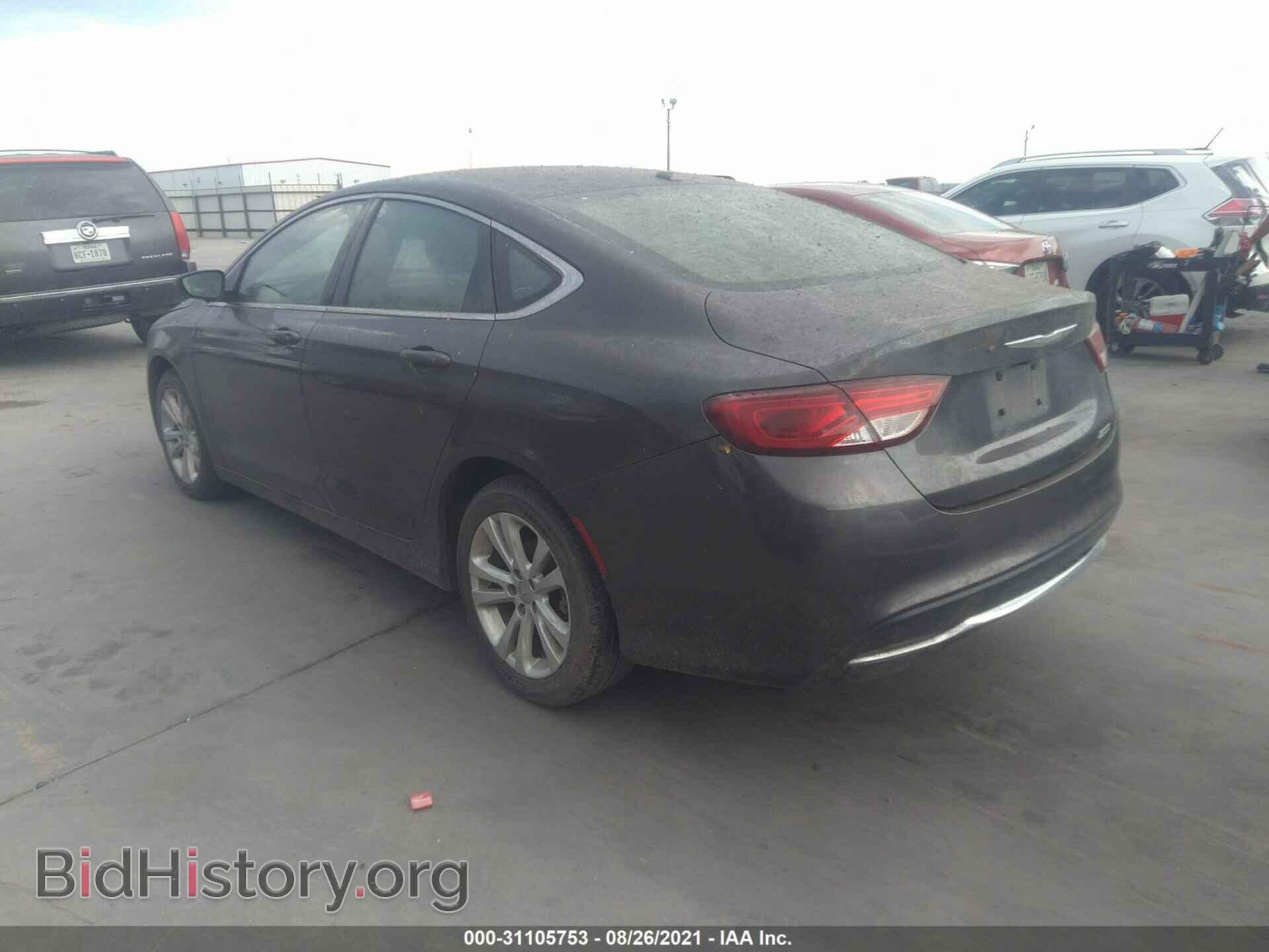 2016 CHRYSLER 200 - VIN: 1C3CCCAB0GN103782 - Фото 3